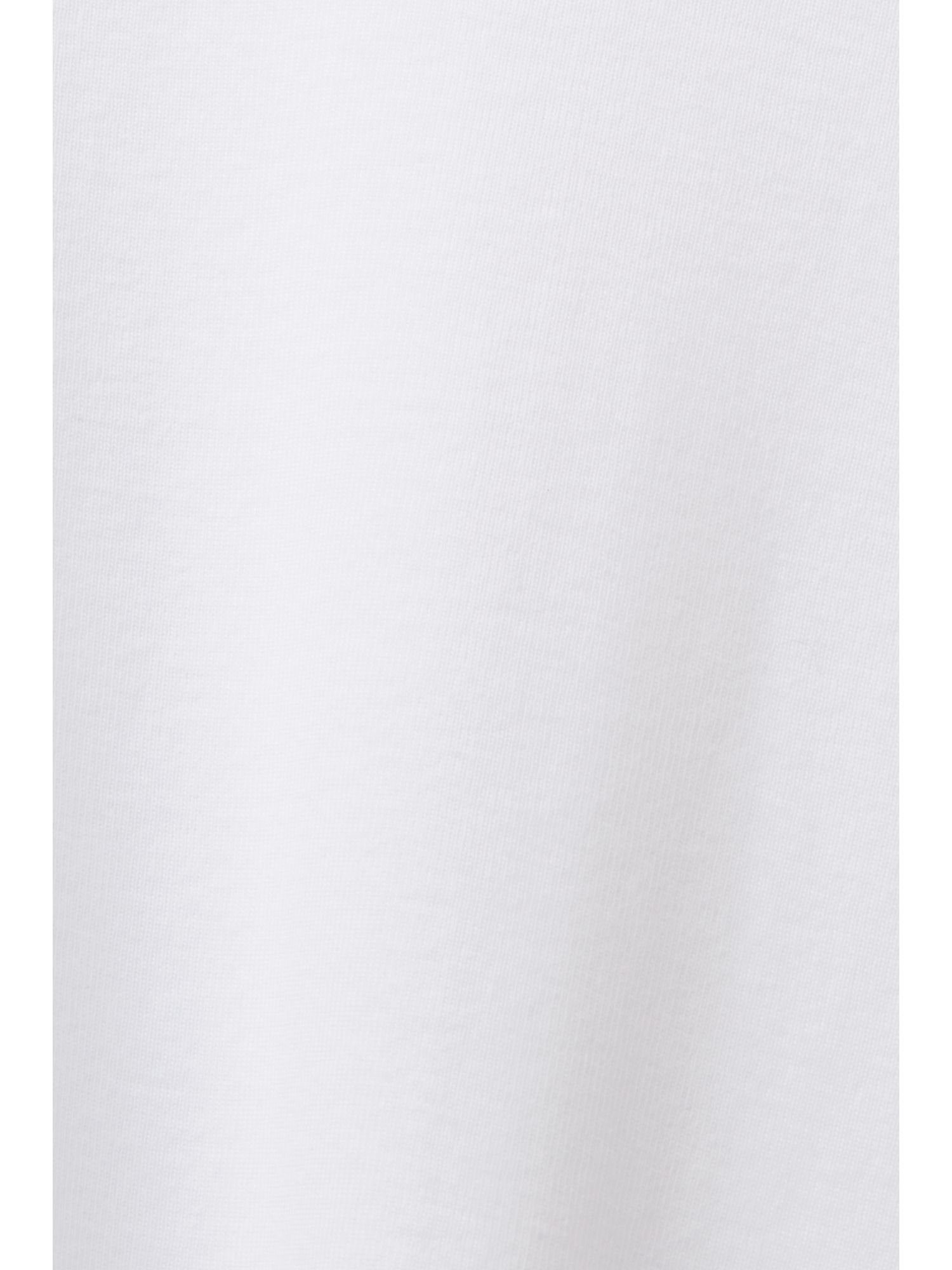 (1-tlg) Esprit WHITE Langarmshirt T-Shirts