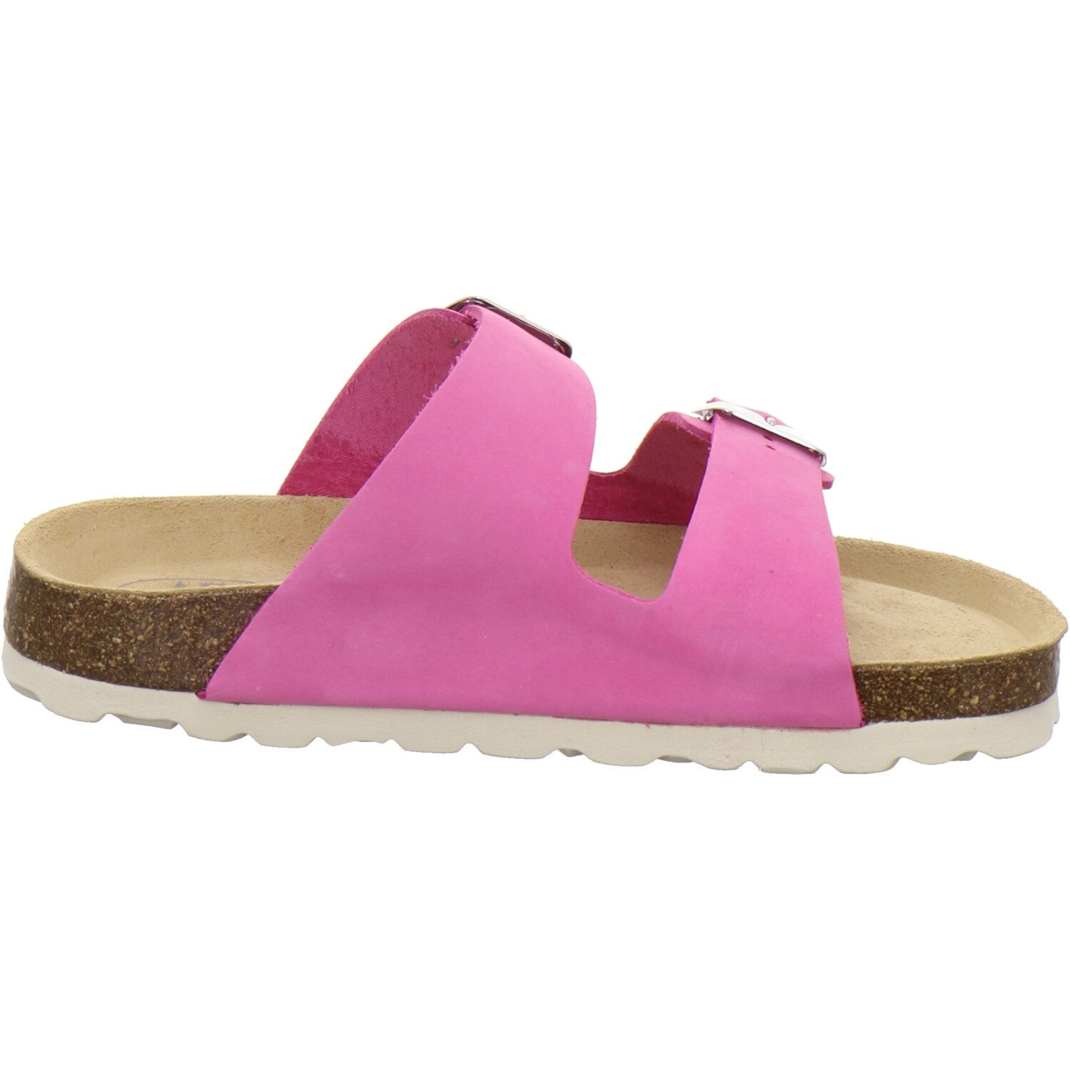 AFS-Schuhe 110007 Zweischnaller Pantolette für Mädchen mit Fußbett, bequeme Sandalen aus Leder
