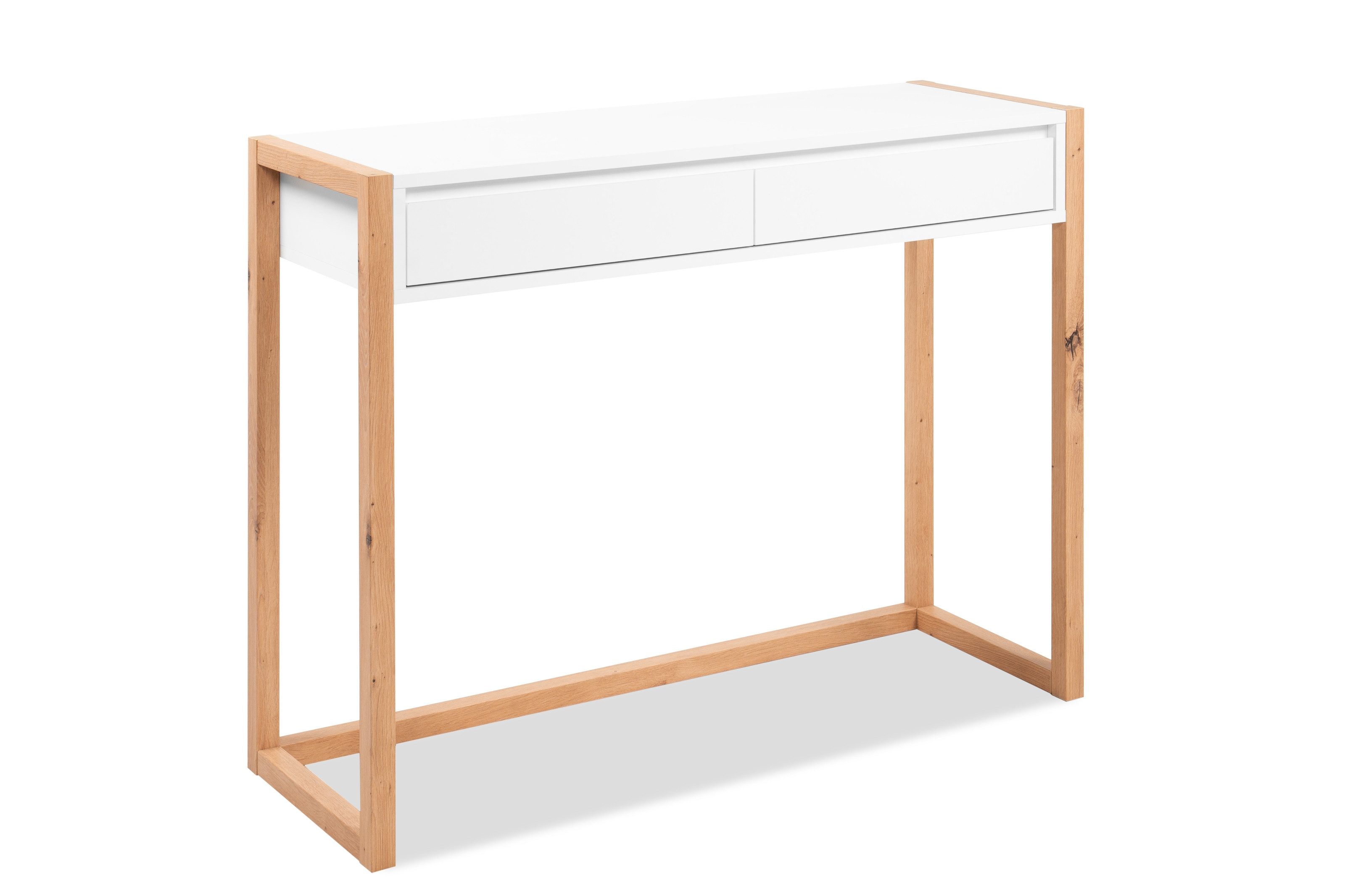 freiraum Konsolentisch Denver, in weiß / Dekor Artisan Oak - 100x75x35cm (BxHxT)