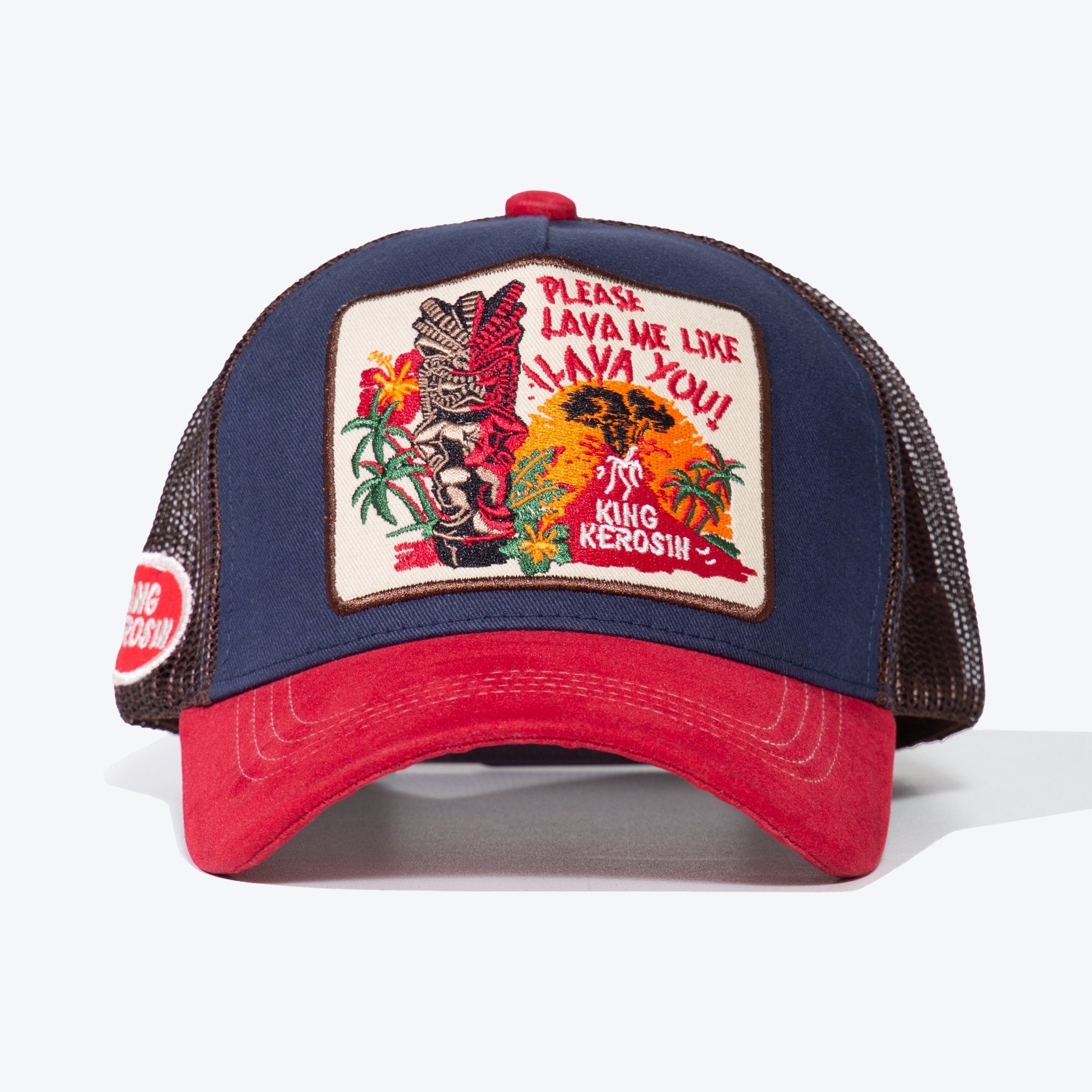 KingKerosin Trucker Cap Lawa me (1-St) mit Statement Patch