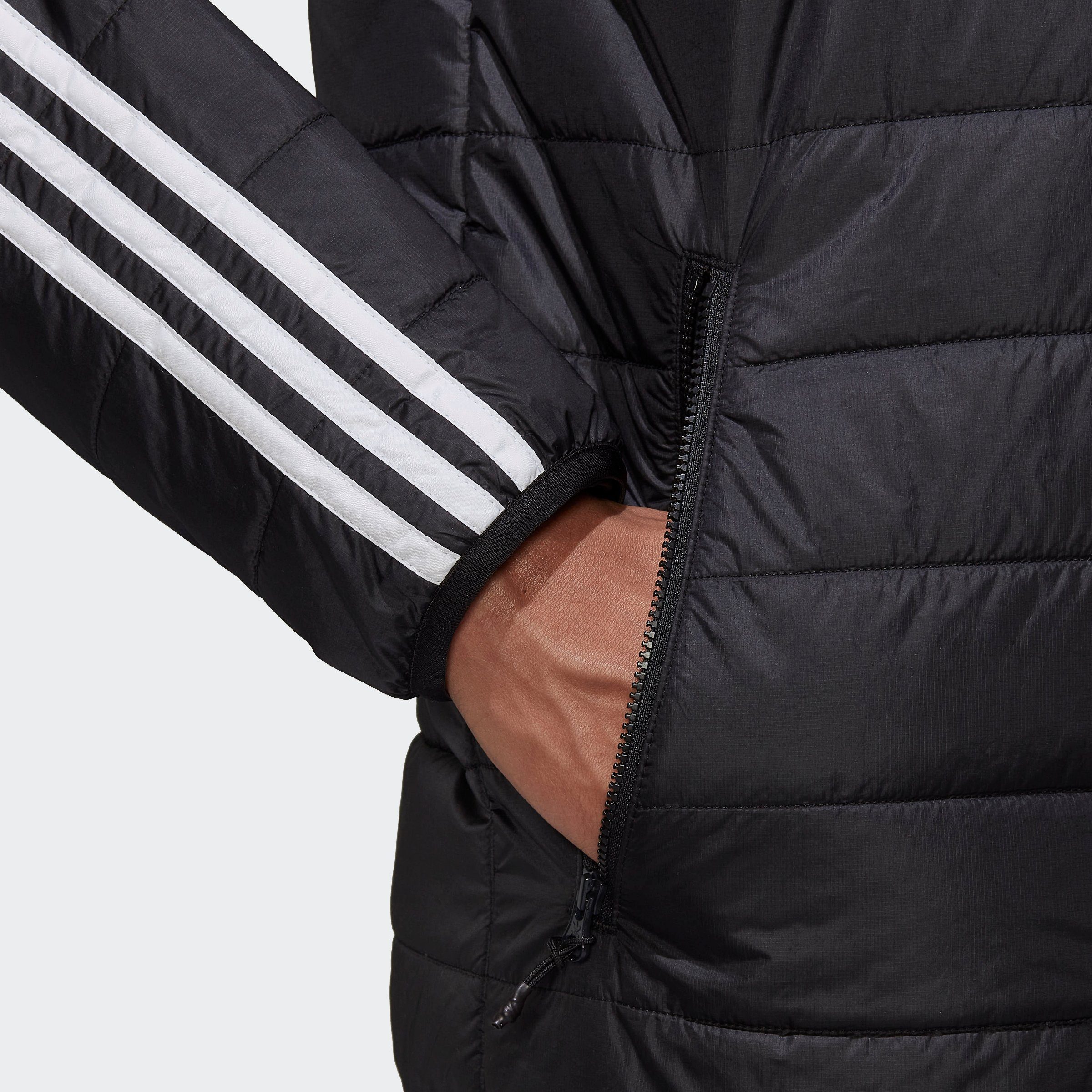 adidas Originals PADDED PUFFER schwarz Outdoorjacke STAND COLLAR