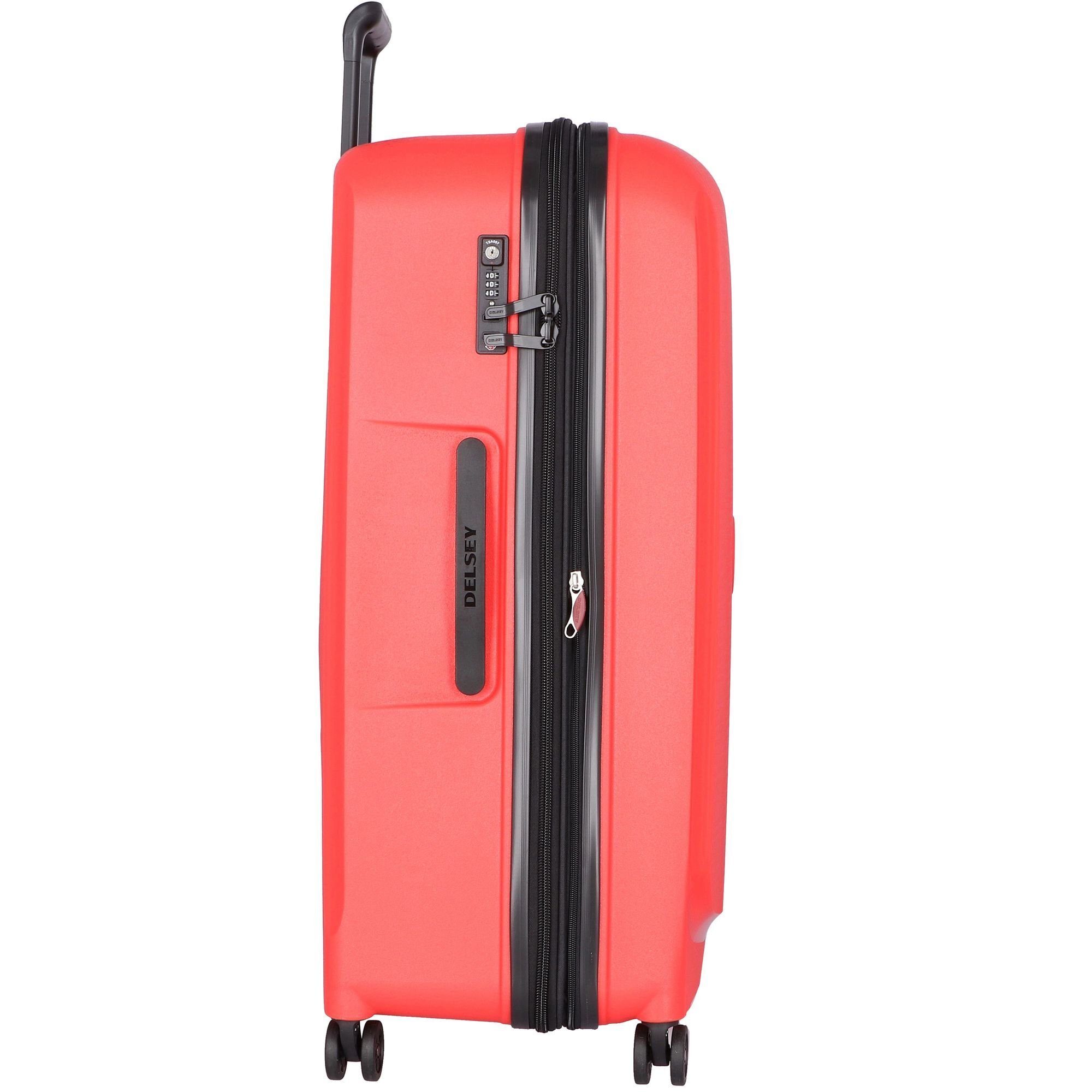 Delsey Hartschalen-Trolley Belmont Plus, orange Rollen, 4 Polypropylen