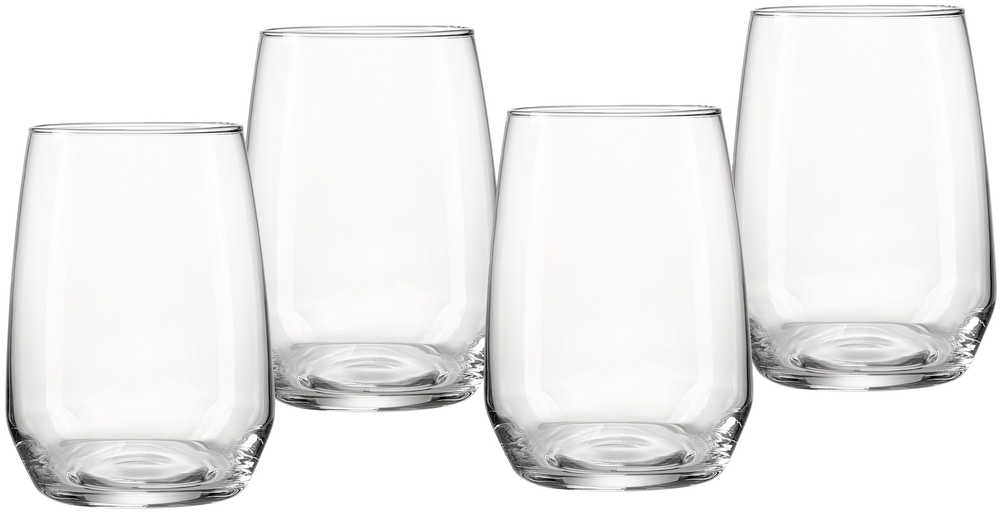 Ritzenhoff & Breker Longdrinkglas Rumba, 4-tlg., Glas, 4er Set, je 450 ml