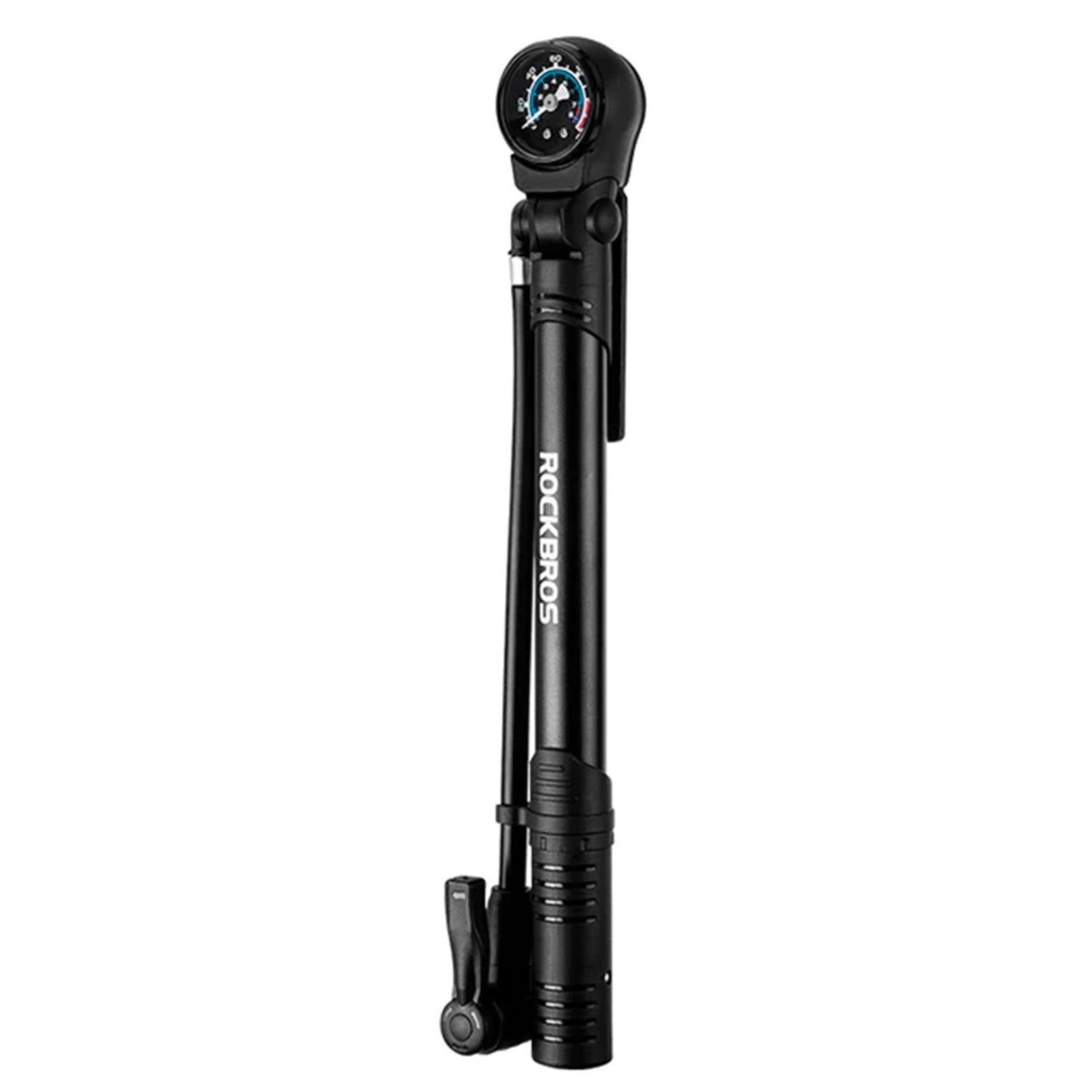 Fahrradpumpe Fahrradpumpe mit Manometer Passend für verschiedene Fahrradtypen