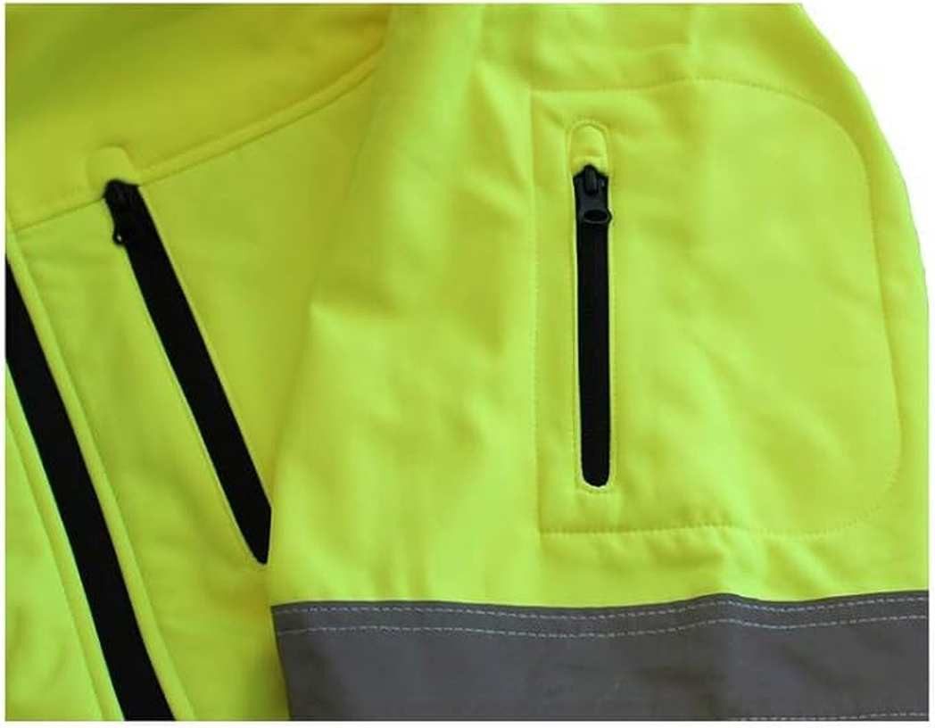 Consorte Arbeitsjacke Funktionale Winter Jacke wasserdicht 3.000 reflektierende Gelb – Bild 5 von 5