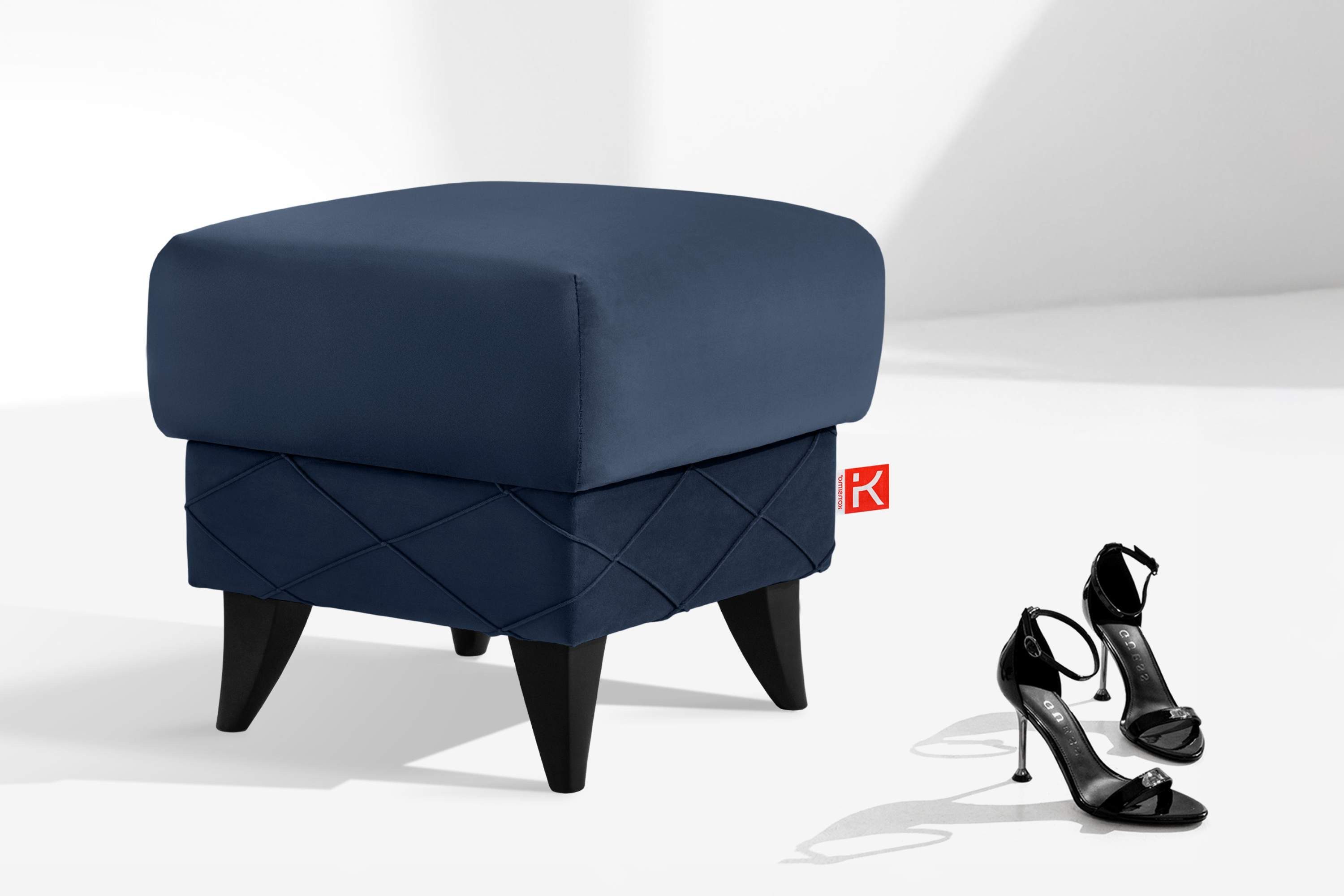 KONSIMO® Fußhocker Sitzhocker mit Stauraum GUSTAVO, günstig online kaufen