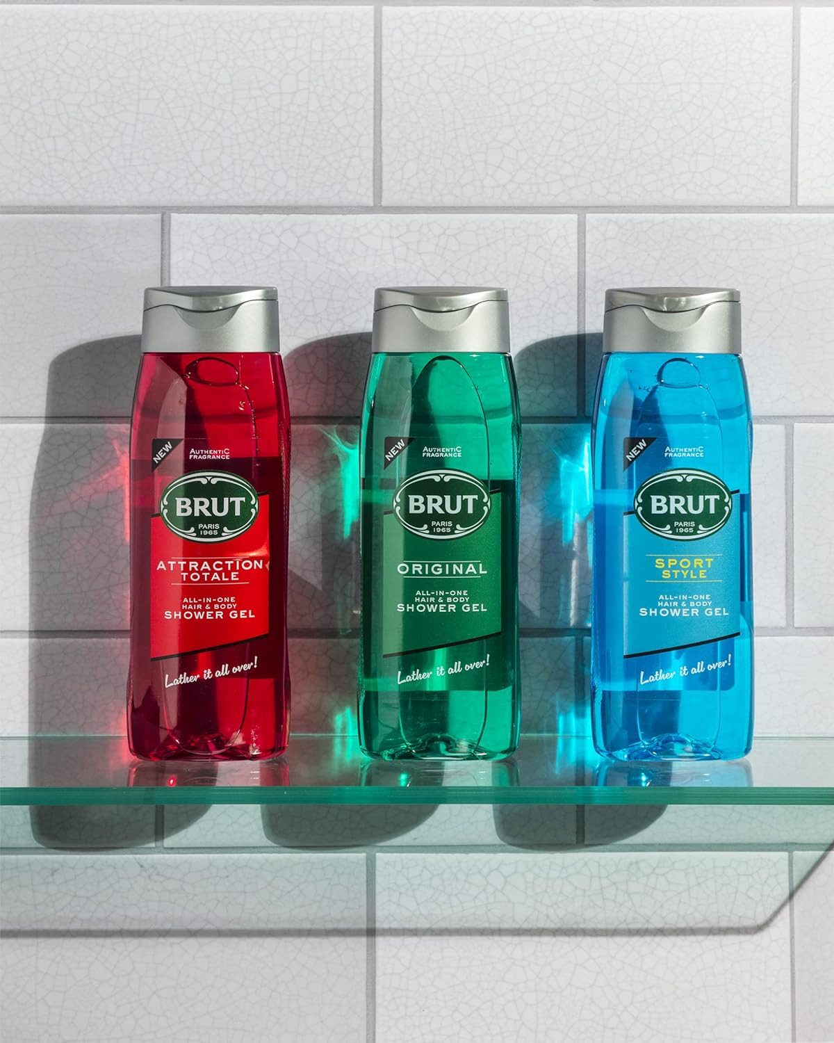 Brut Duschgel Sport Style All in One Hair & Body Showergel Shampoo 500ml