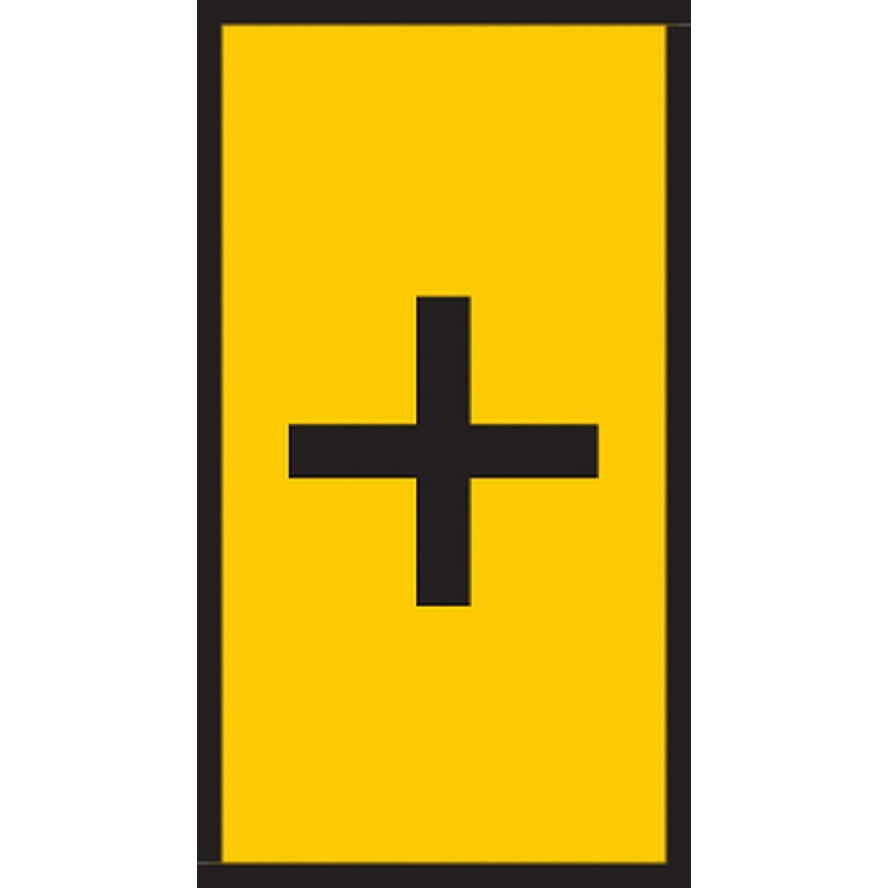 HellermannTyton Etiketten HellermannTyton 592-11070 CWMS-+-260-YE-260-YE Kabel-Etikett