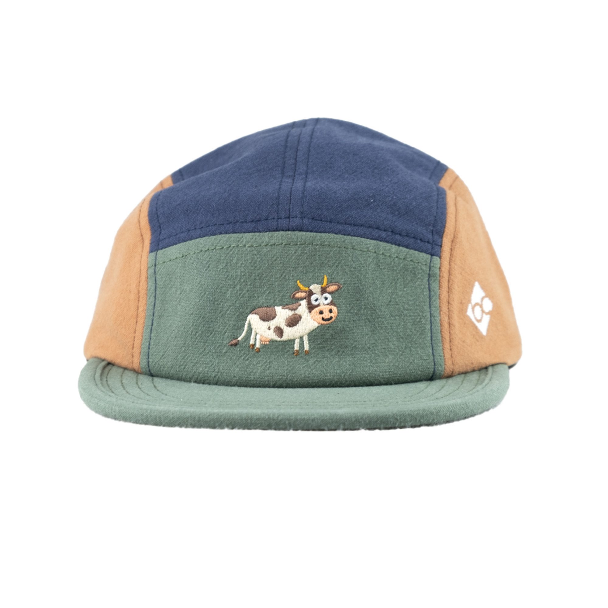 Bavarian Caps Flat Cap Bavarian Caps "Kuh" - multi (Kleinkinder Kappe) (Basecap, Basecap)