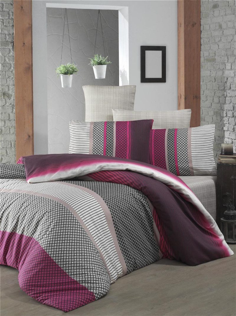 Victoria Home Bettwäsche "Lotus" 135x200+80x80 cm, 65% Baumwolle 35% Polyester