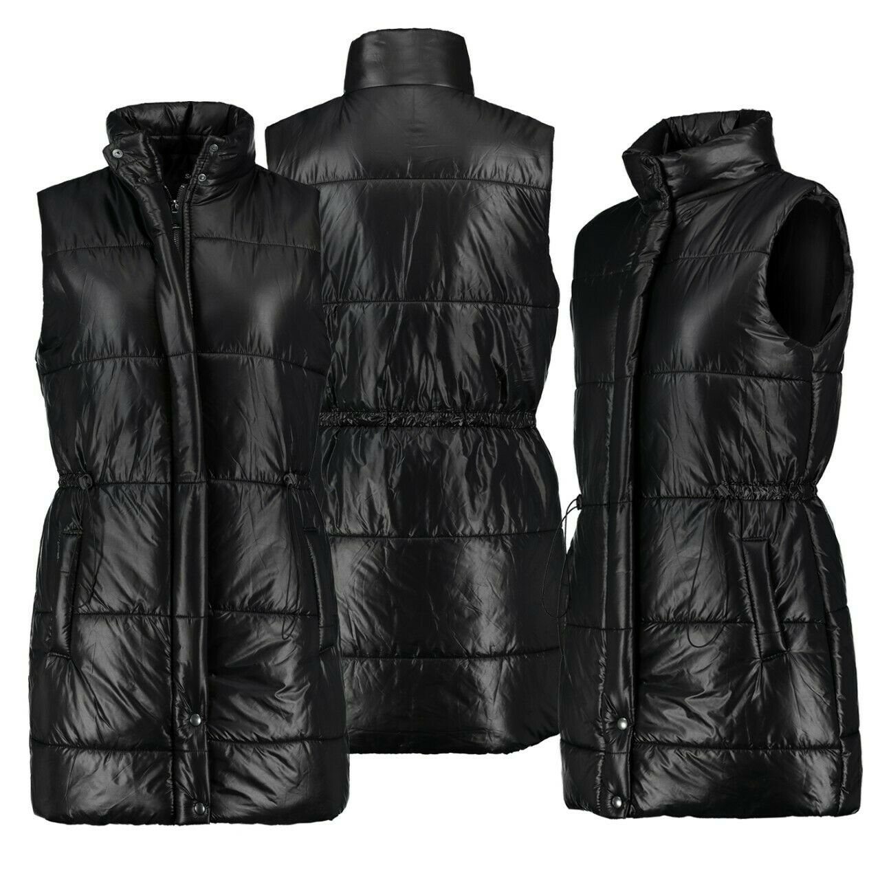 SUBLEVEL Steppweste Damen Lange Steppweste Weste Bodywarmer Windbreaker Übe günstig online kaufen