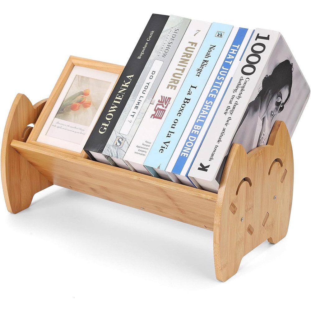 NUODWELL Bücherregal Kinderbücherregal, kleines Desktop-Bücherregal, Lagerr günstig online kaufen
