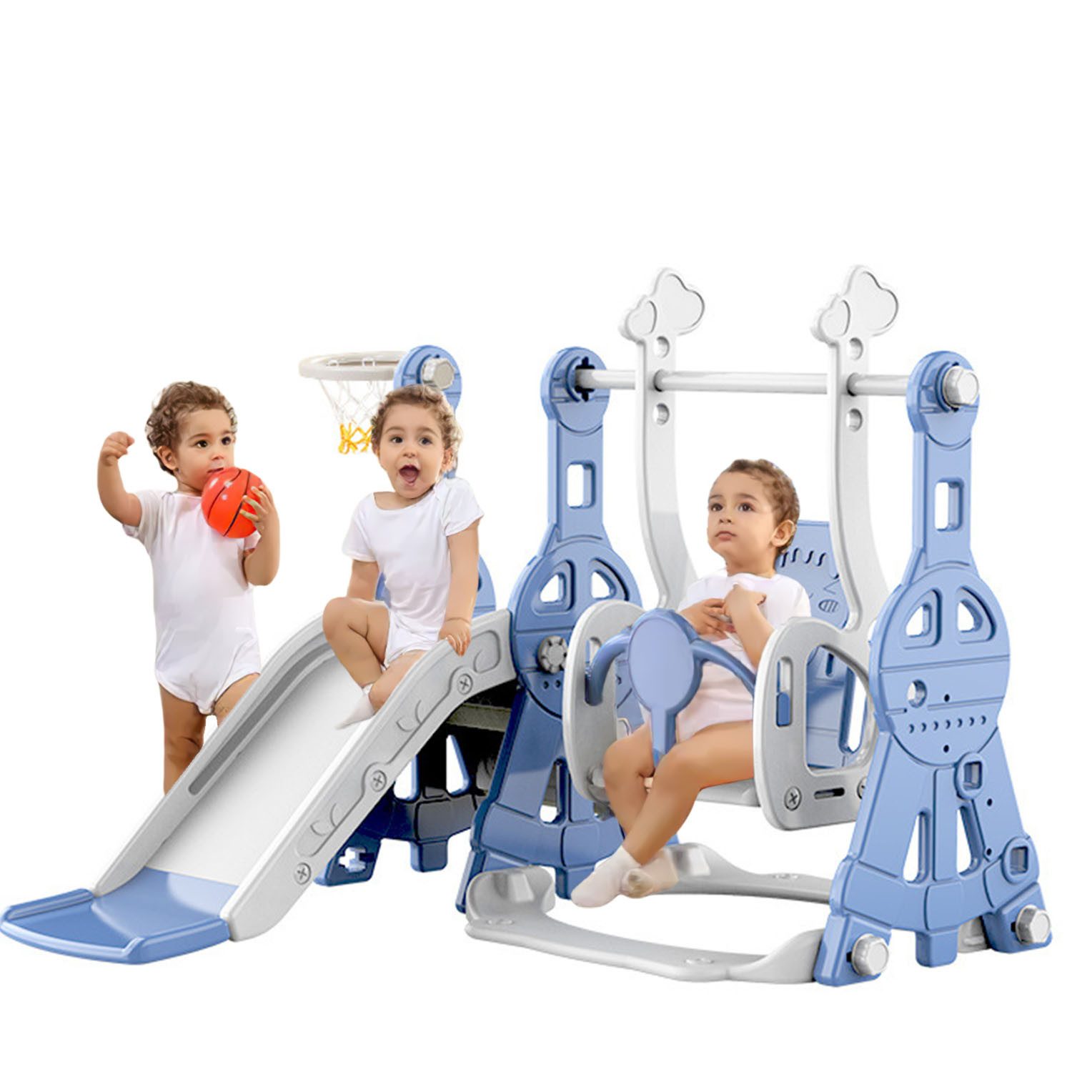 Refined Living Rutsche Kinderrutsche Schaukel 4 günstig online kaufen