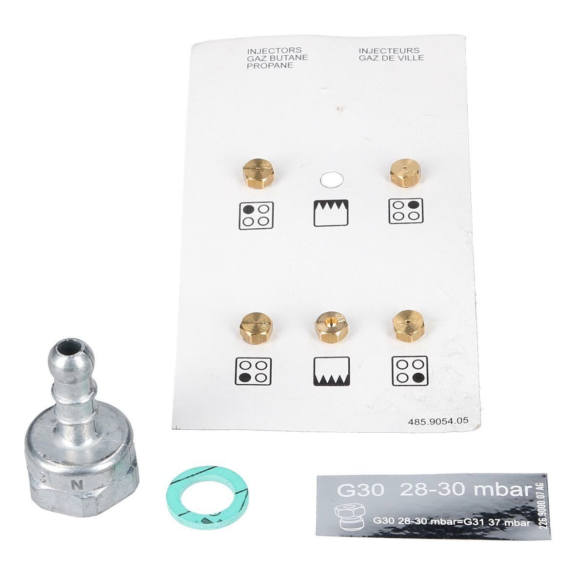 Montagezubehör Backofen wie Beko 4431910108 Gasdüsen Set beko 4431910108