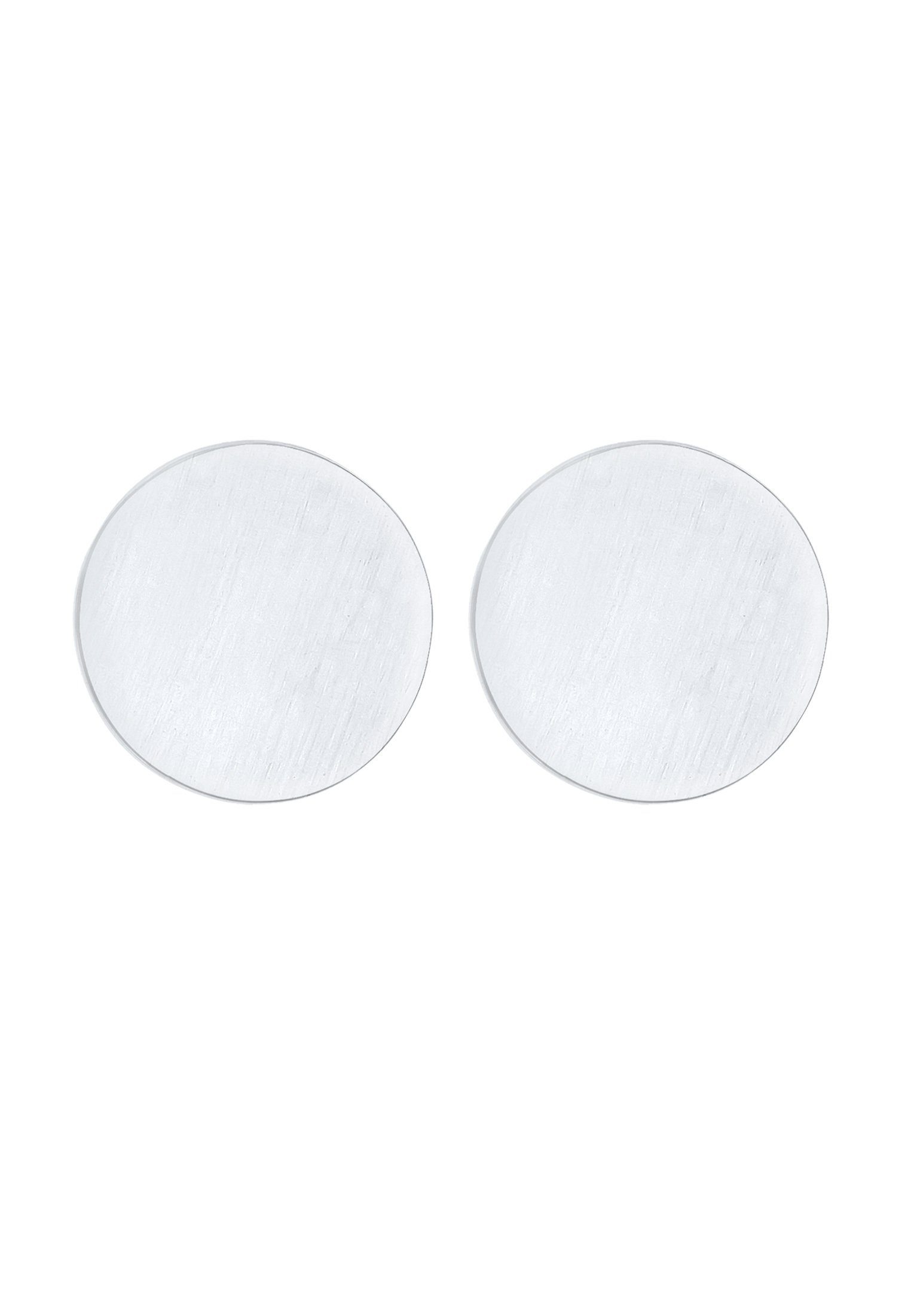 Elli Paar Ohrstecker Ohrstecker Geo Kreis Matt Basic Cool 925er Silber, Geo günstig online kaufen