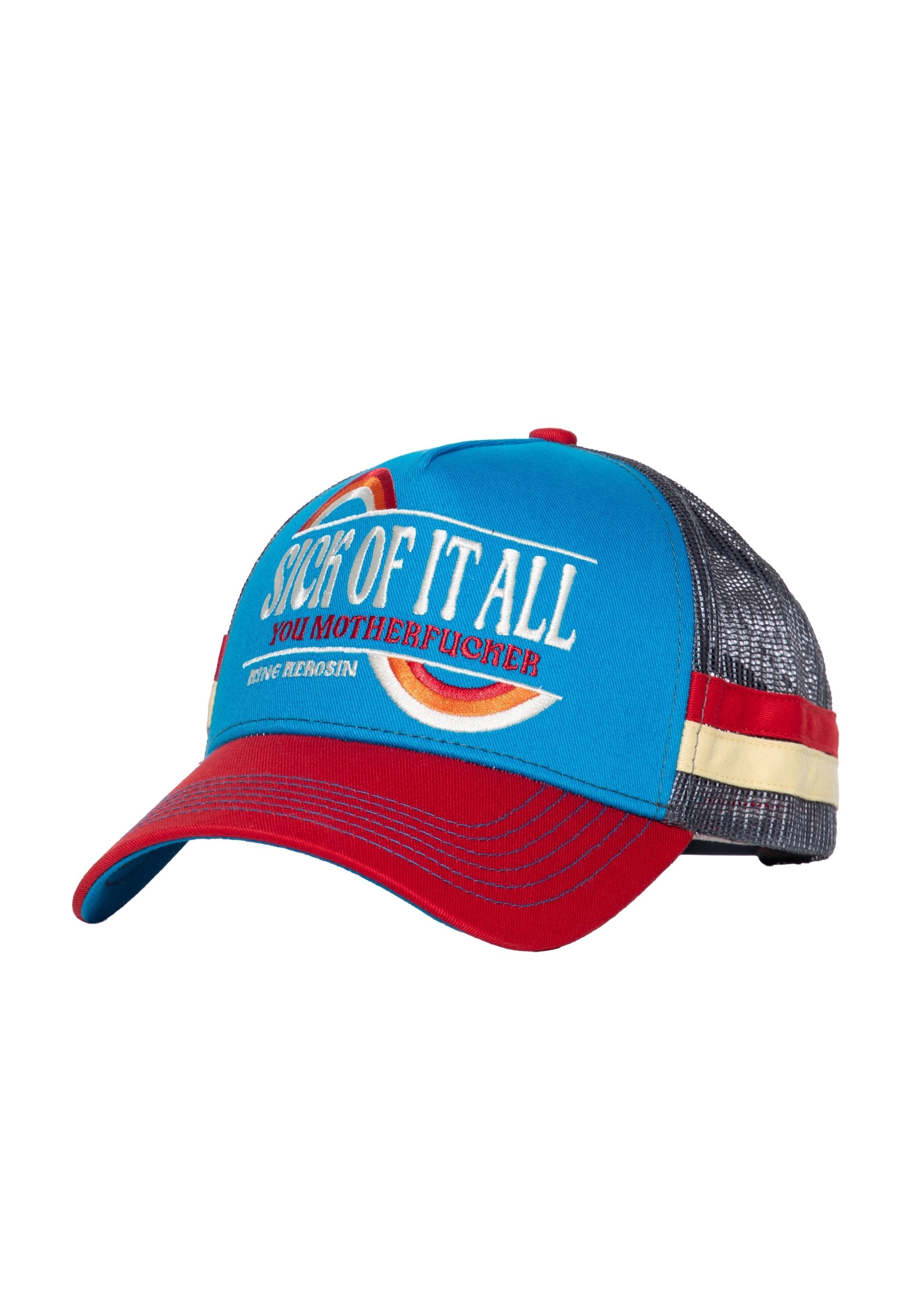 KingKerosin Trucker Cap Sick of it all (1-St) mit Statement-Stickerei