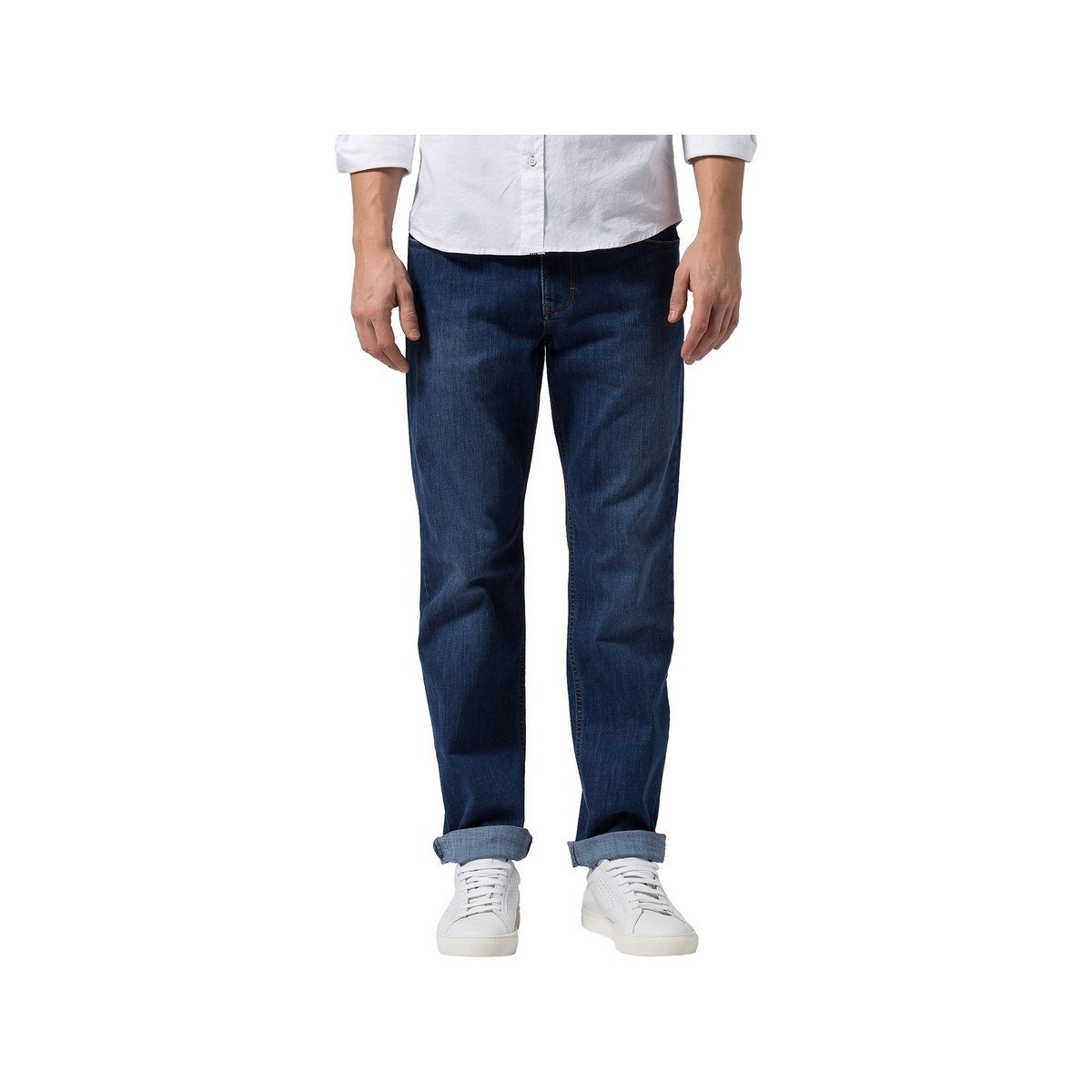 (1-tlg) regular Brax Straight-Jeans blau
