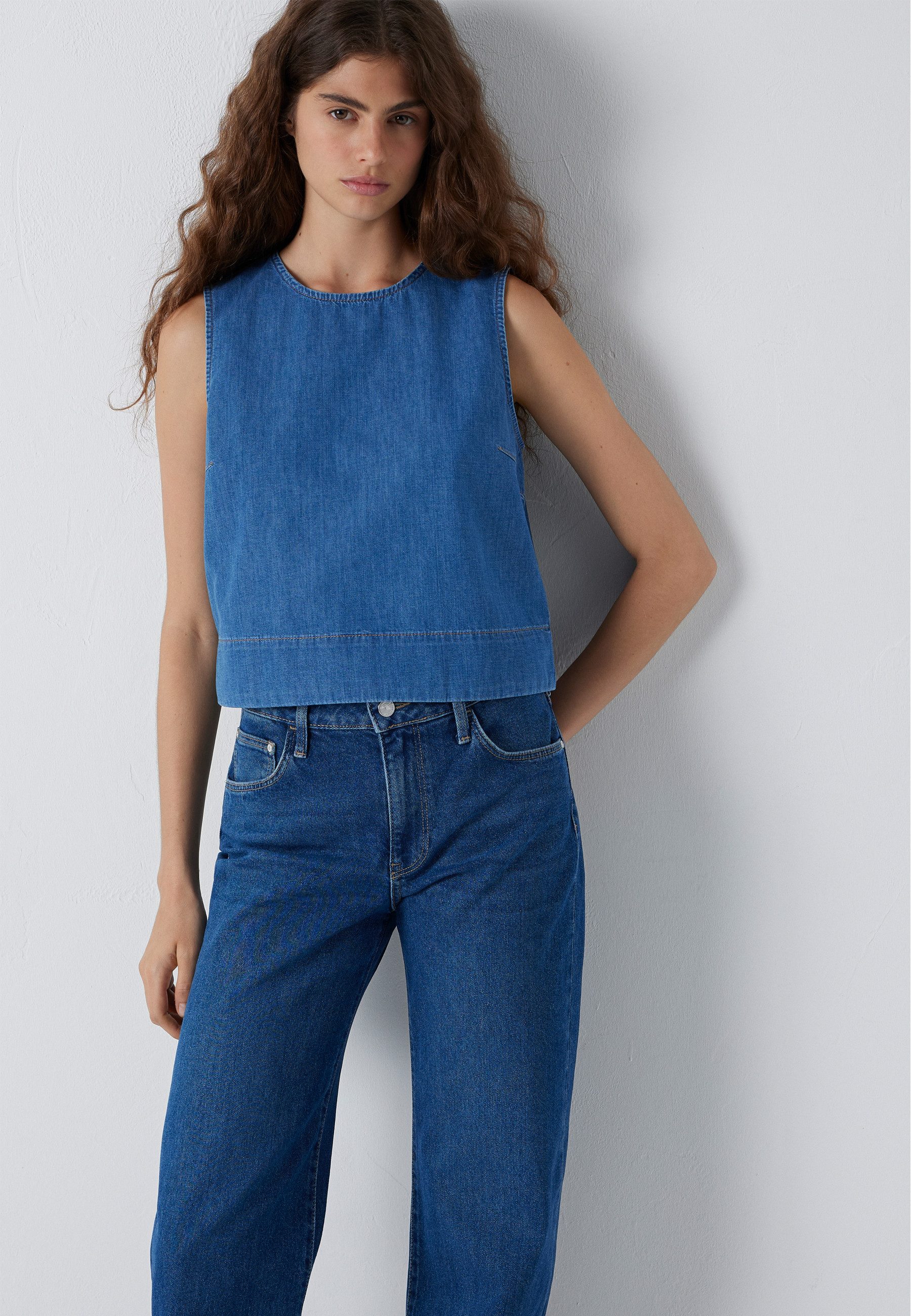 Mavi Schlupfbluse TILLY Sleeveless Denim Top