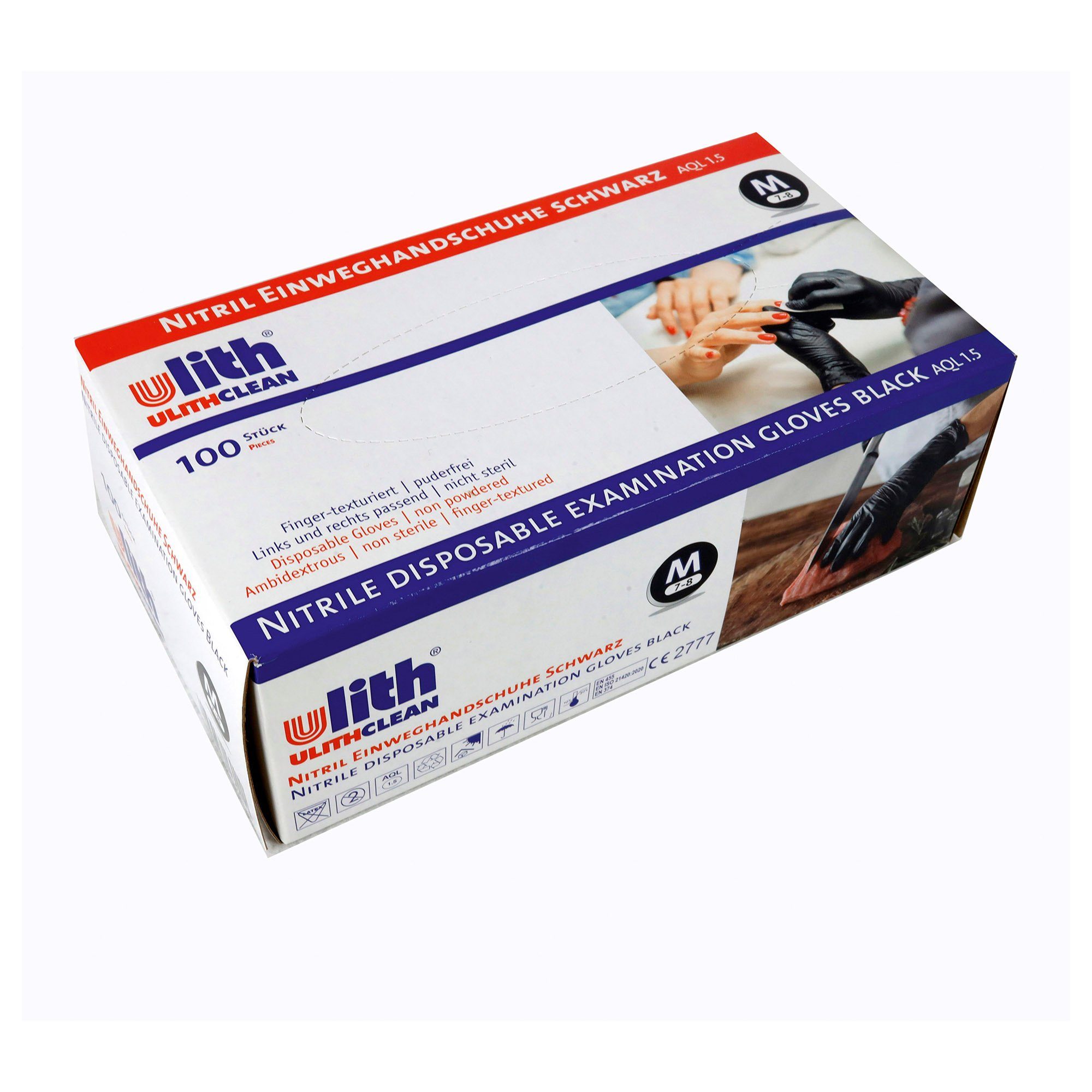 Scorprotect® Einweghandschuhe Nitril-Einweghandschuhe schwarz Größe XL Spenderbox
