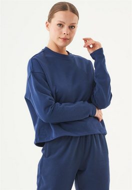 ORGANICATION Sweatshirt Seda-Women's Loose Fit Sweatshirt in Navy