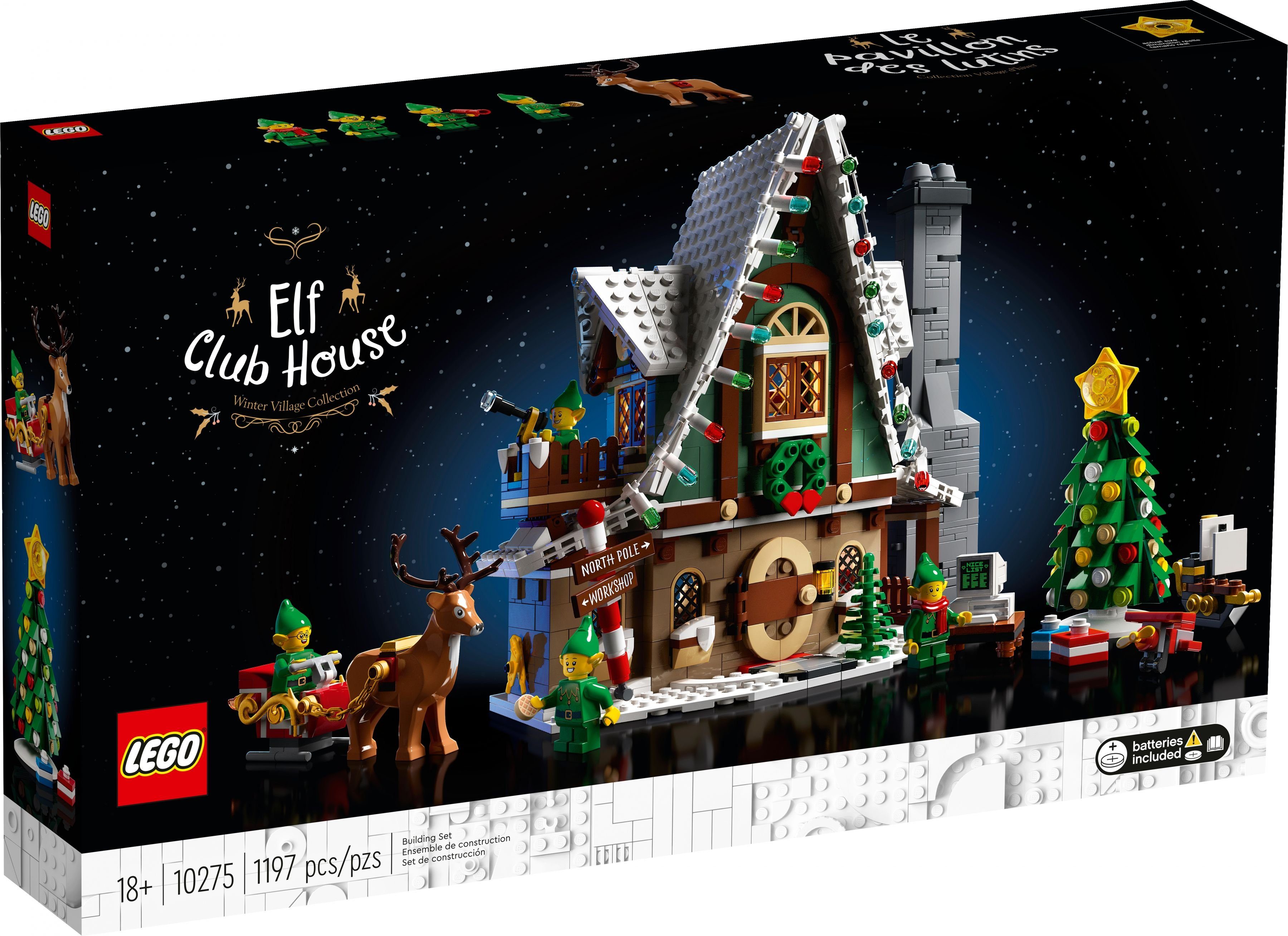 LEGO® LEGO® Icons 10275 Winterliches Elfen Klubhaus Konstruktionsspielstein günstig online kaufen