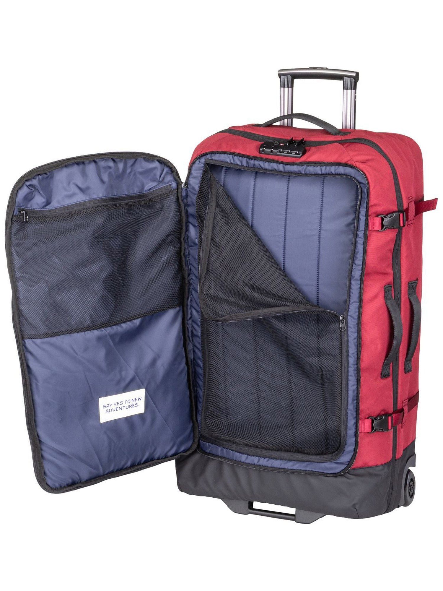 CABAIA Trolley Soft Suitcase Large, 2 Rollen