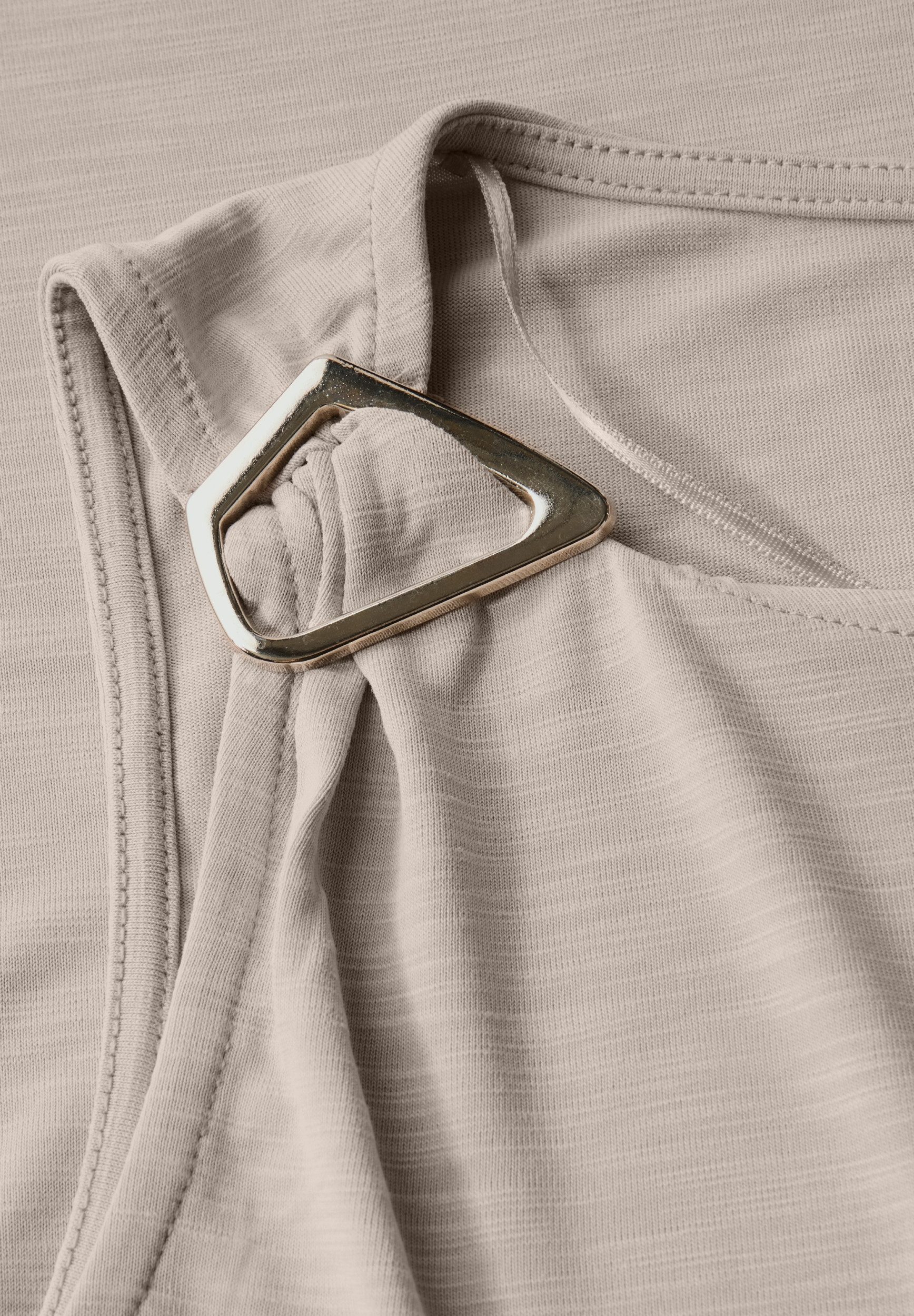 STREET ONE Shirttop - Silk-Look Top Damen – ärmelloses Trägertop – U-Boot-A günstig online kaufen