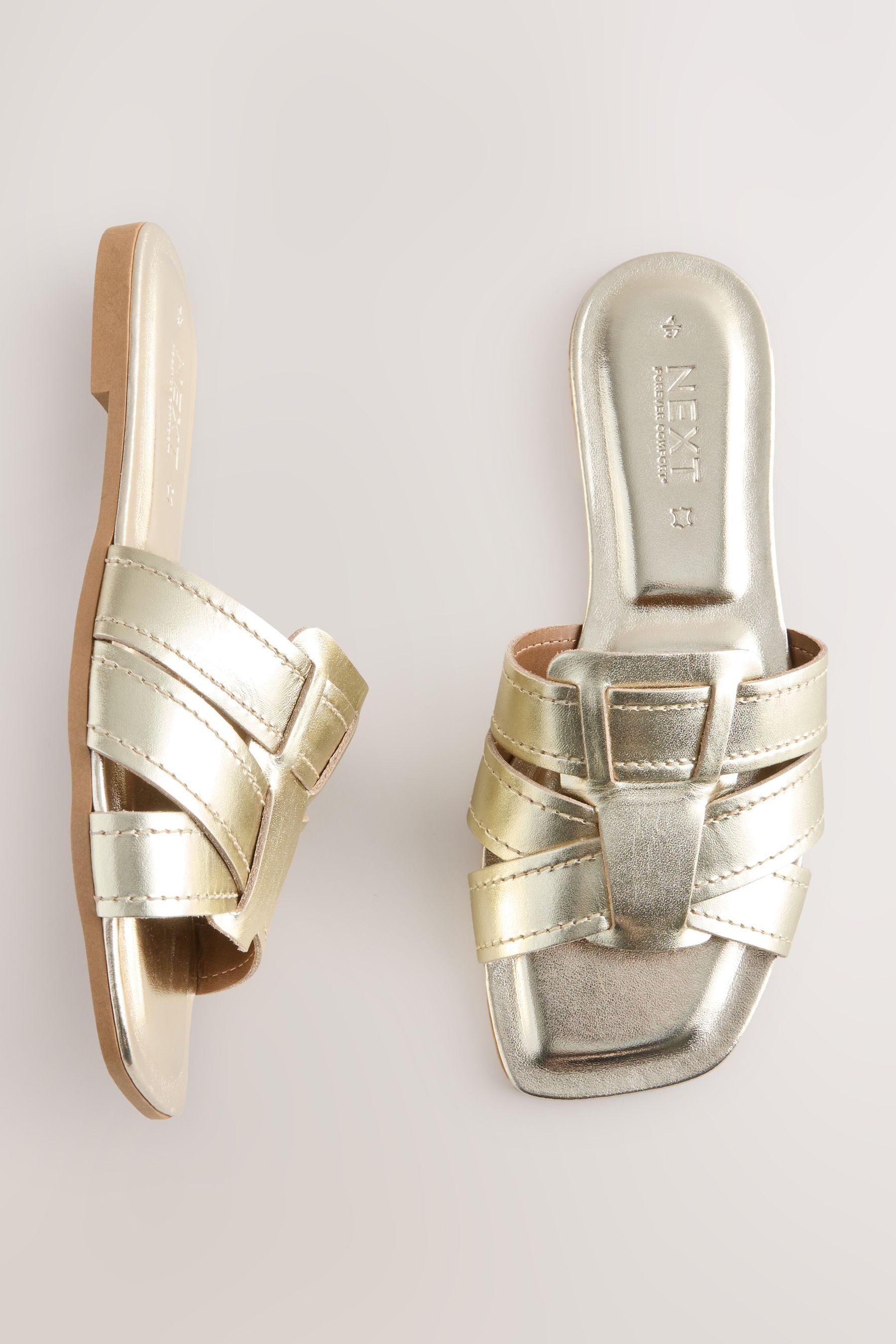 Next Forever Comfort® Pantoletten mit Ziernaht Sandale – Bild 5 von 5