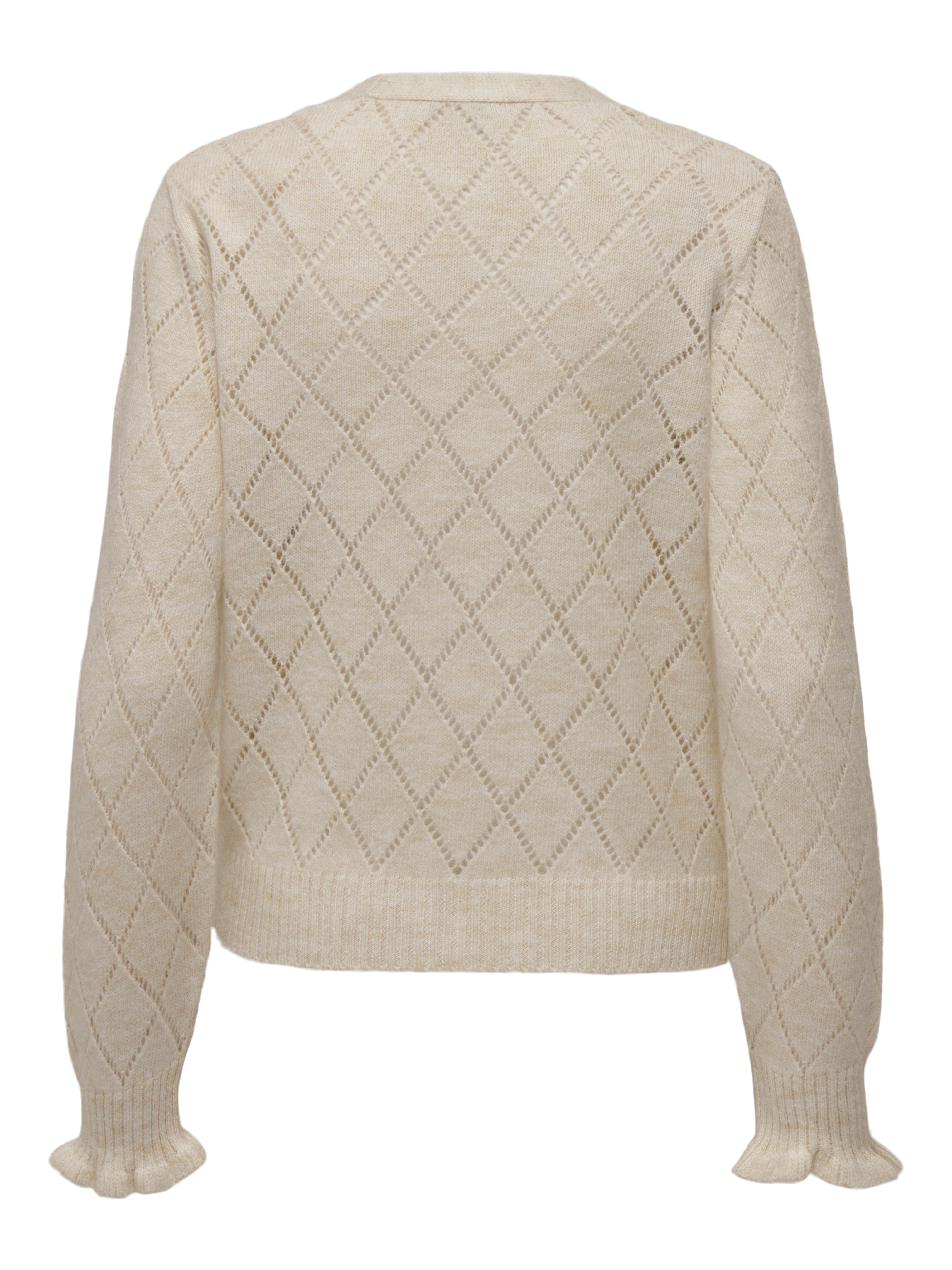 JDY Strickjacke JDYLETTY L/S V-NECK STRUC CARDI KNT NOOS