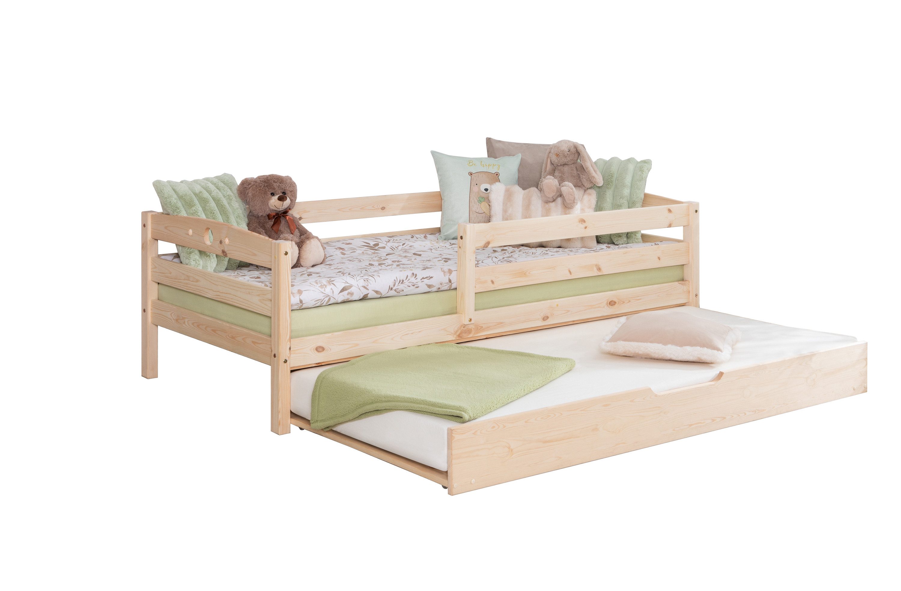 Ticaa Bettgestell Einzelbett „Eli“, Kinderbett, Jugendbett