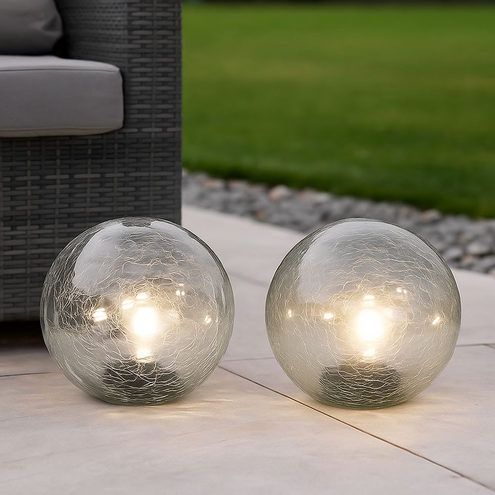 etc-shop LED Solarleuchte, LED-Leuchtmittel fest verbaut, günstig online kaufen