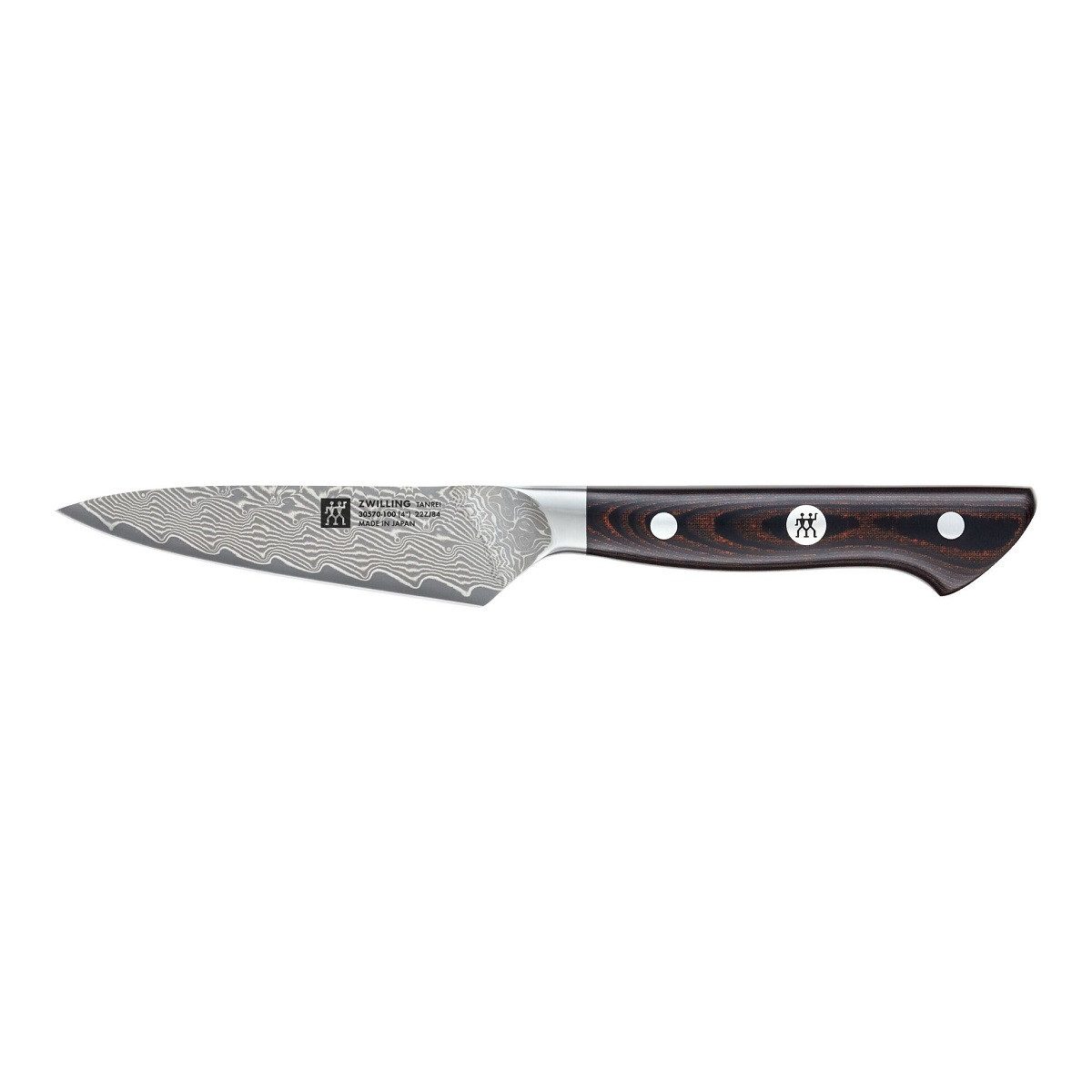 Zwilling Ножи для очистки овощей ZWILLING Tanrei Spick & Garniermesser, 10 cm 101 Lagen Premium-Stahl