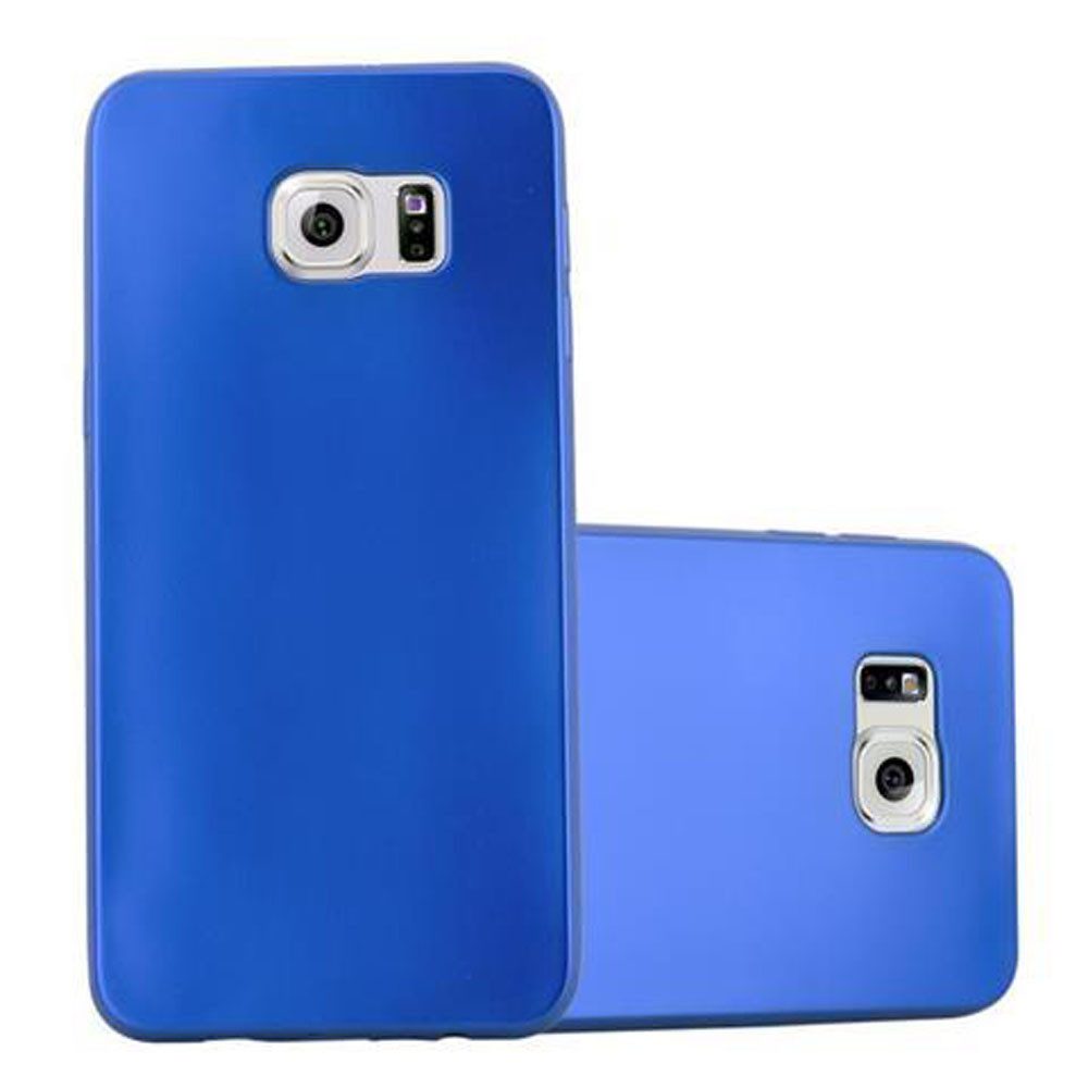 Cadorabo Handyhülle für Samsung Galaxy S6 EDGE Hülle Samsung Galaxy S6 EDGE, Flexible TPU Silikon Handy Schutzhülle - Hülle - ultra slim