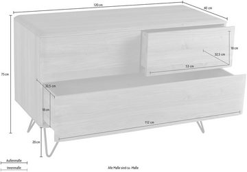whiteoak Sideboard, extravagantes Design in hochwertiger Qualität