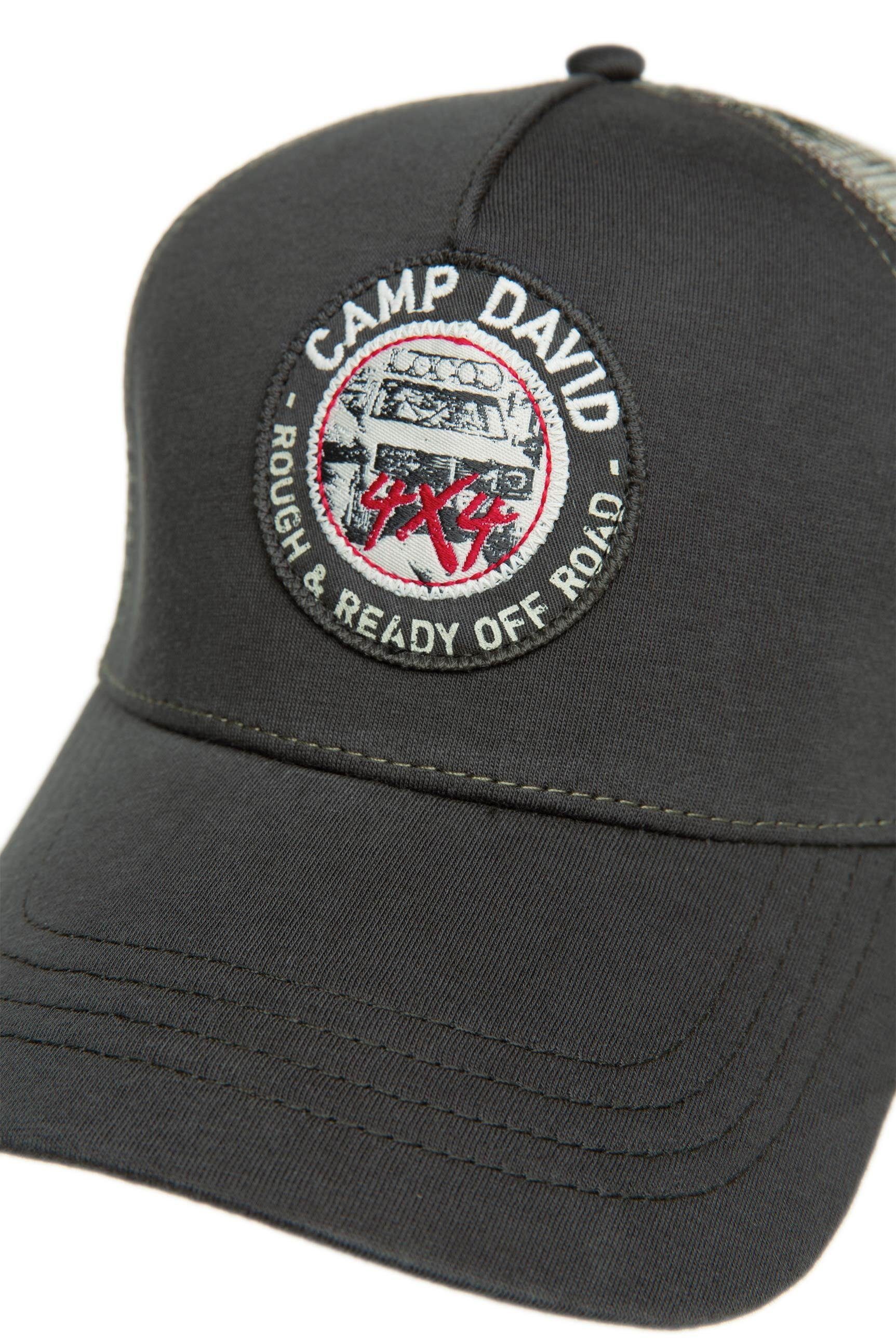 CAMP DAVID Trucker mit hinten Cap Netzeinsatz