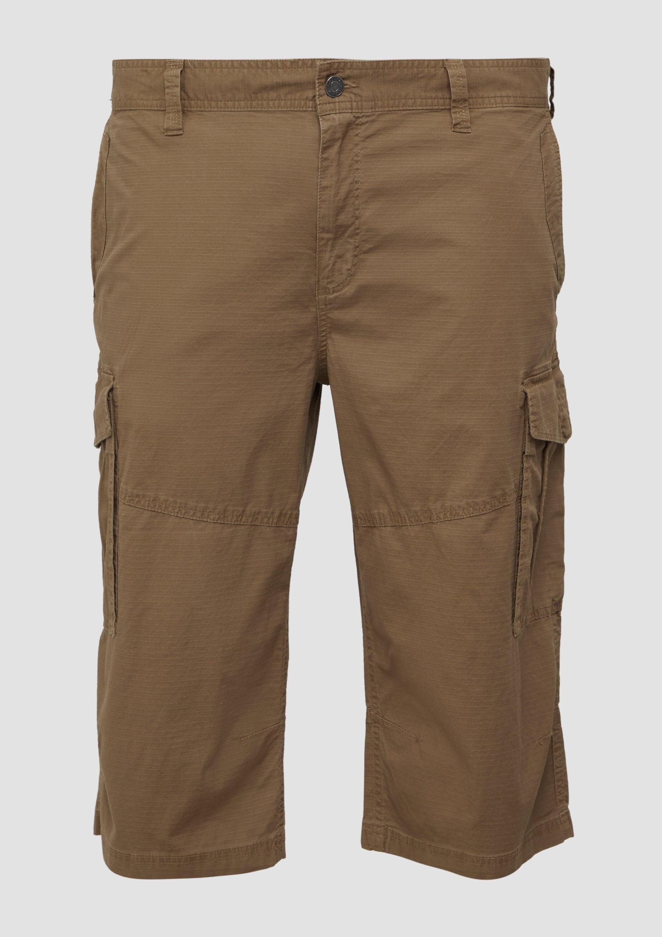 s.Oliver Shorts Bermuda FILE File: Strukturierte Bermuda im Relaxed Fit in 3/4-Länge