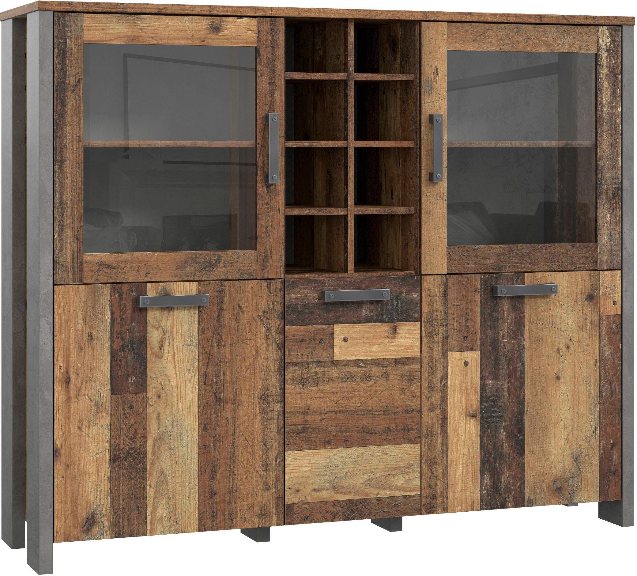 FORTE Highboard Clif, Breite 151 cm