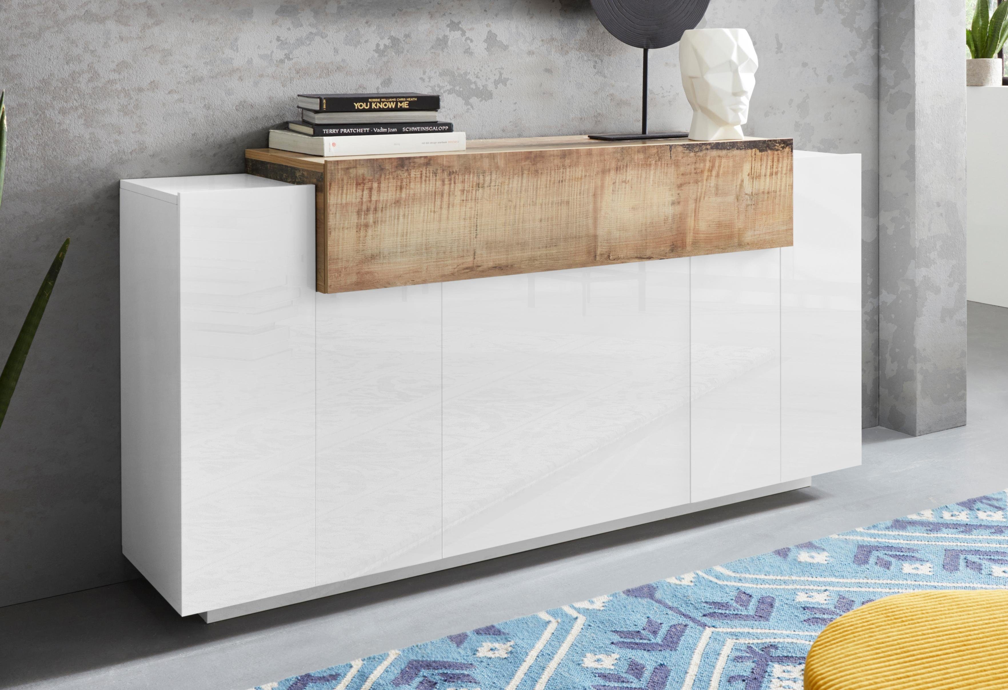 INOSIGN Sideboard Coro, Kommode, Schrank, Kredenz, grifflos mit Einlegeböde günstig online kaufen