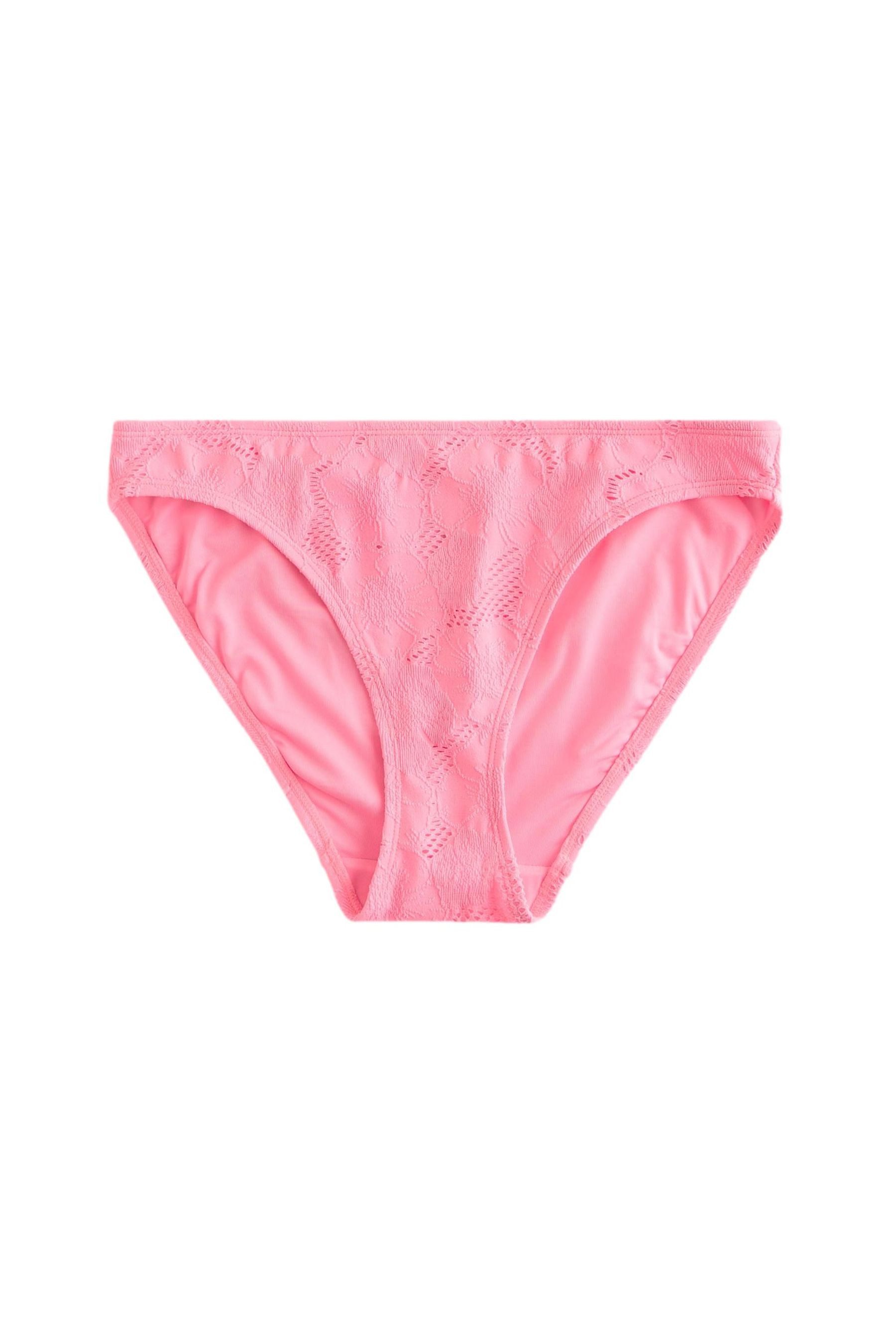 Neon Pink Broderie