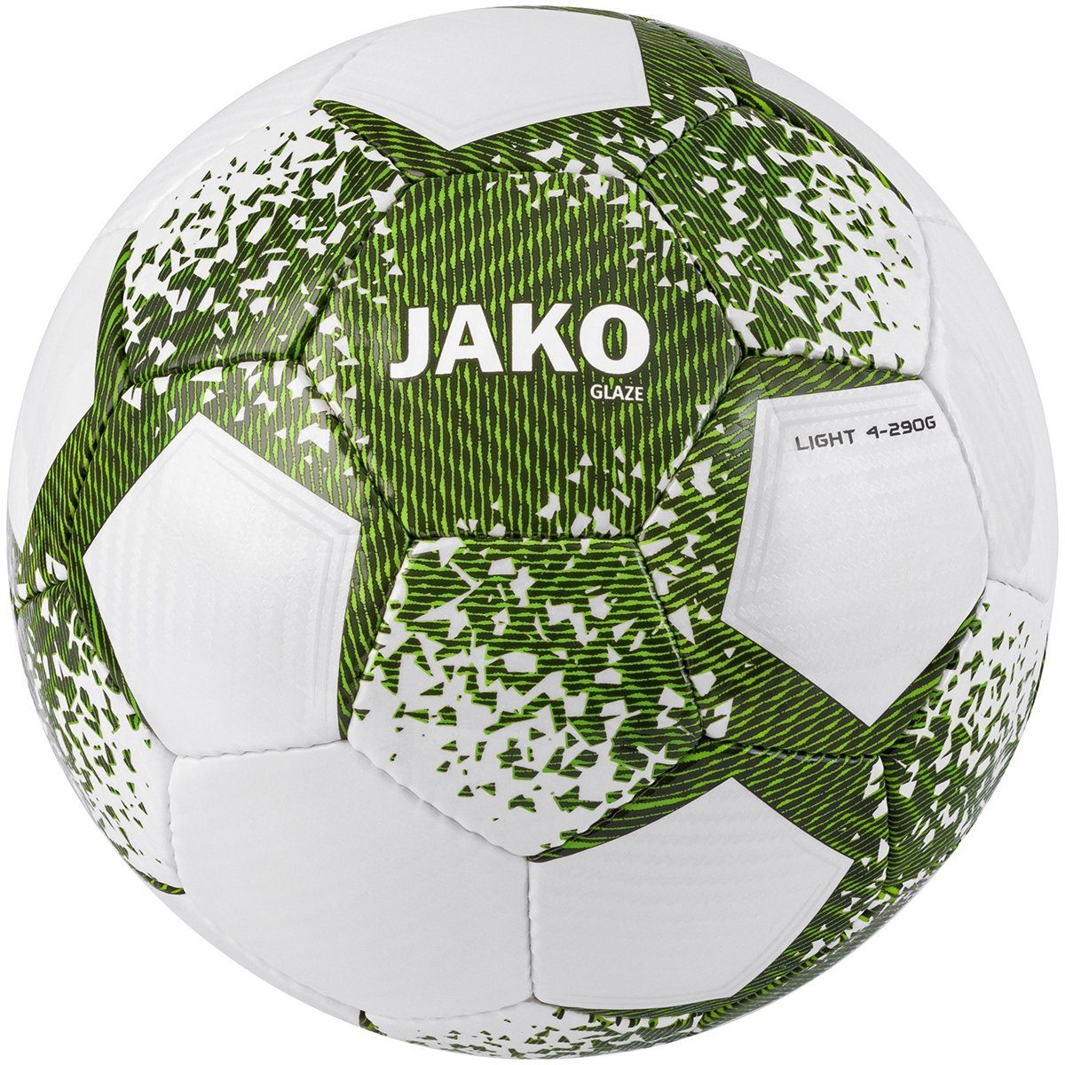 Jako weiß/khaki/neongrün-290g Fußball