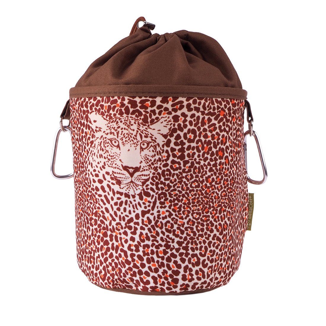 trendfinding Wäscheklammern 48 Wäscheklammern Orange-Weiß Edelstahl und 1 Klammerbeutel Leopard, Mit neuester Klammertechnik für empfindliche Wäsche