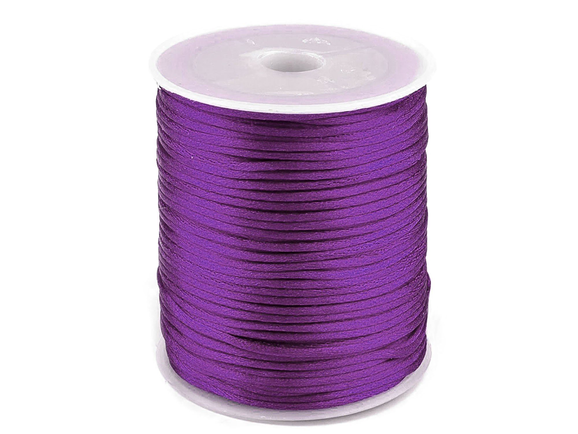 maDDma 90m Satinschnur 2mm Seil, lila günstig online kaufen