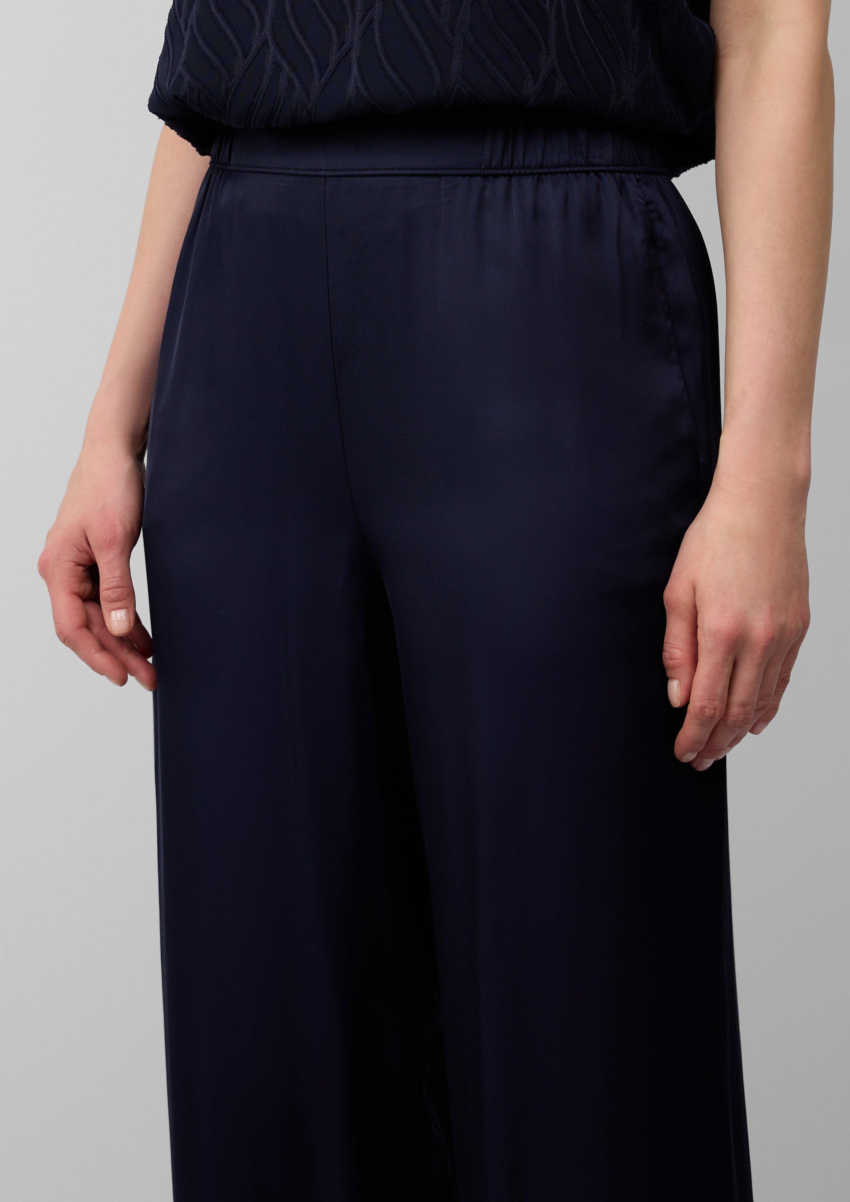 s.Oliver BLACK LABEL 7/8-Hose Wide-Leg-Hose aus günstig online kaufen