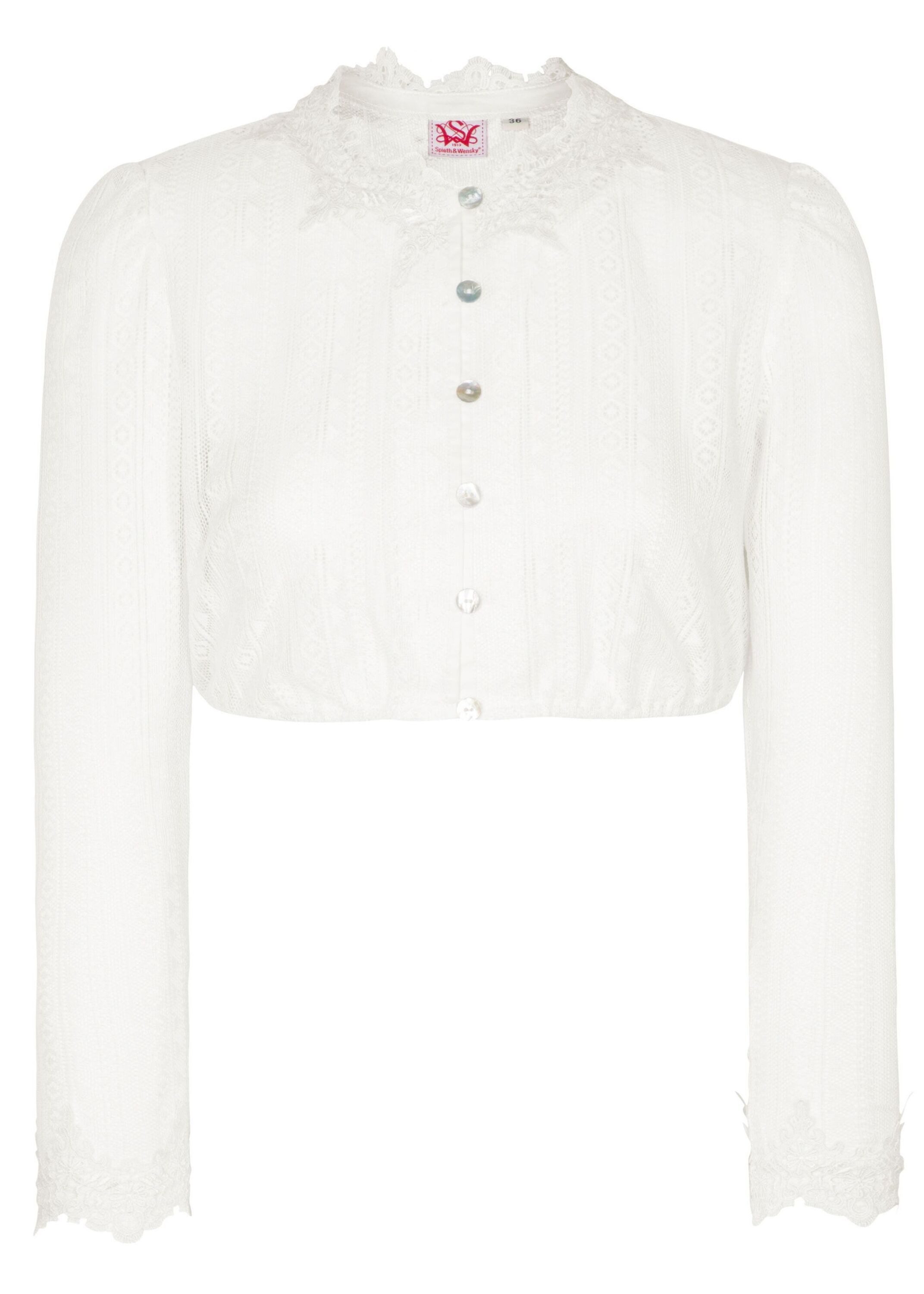 Spieth & Wensky Dirndlbluse 'Hatty' (1-tlg) aus Spitze
