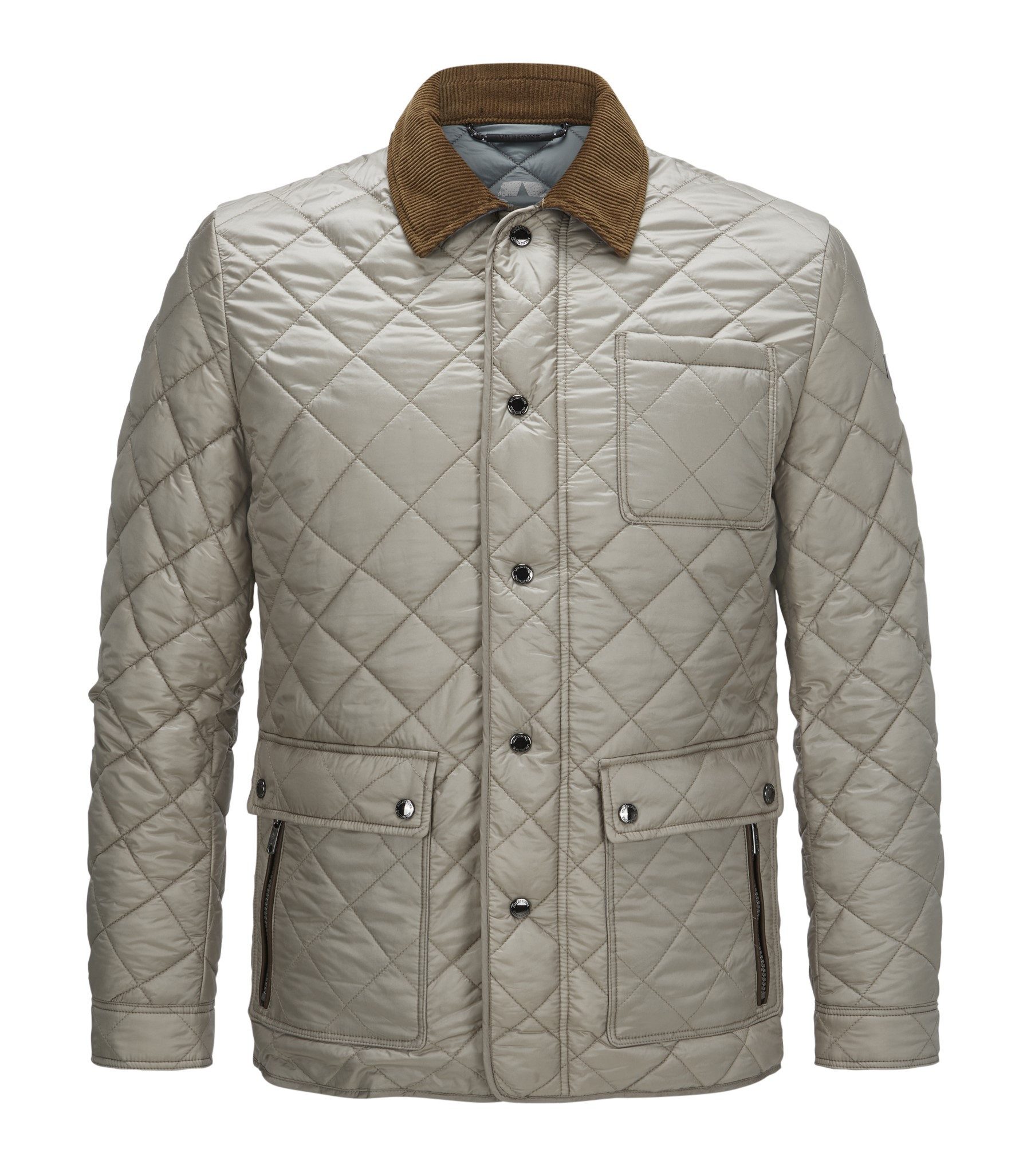 Milestone Steppjacke MSSeattle im klassischen Rautenstepp mit Kordkragen günstig online kaufen