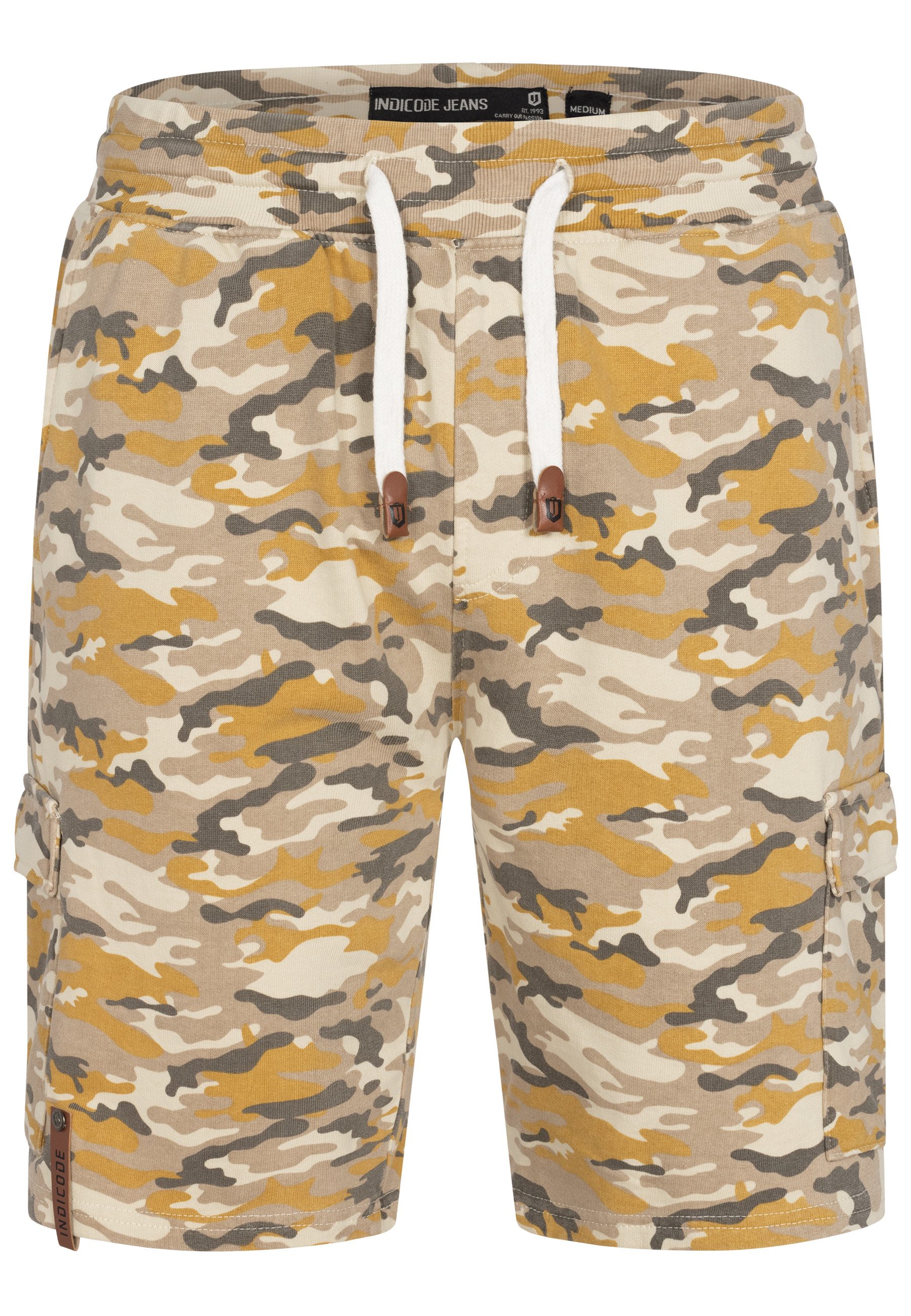 Indicode Sweatshorts White Rock aus 100 günstig online kaufen