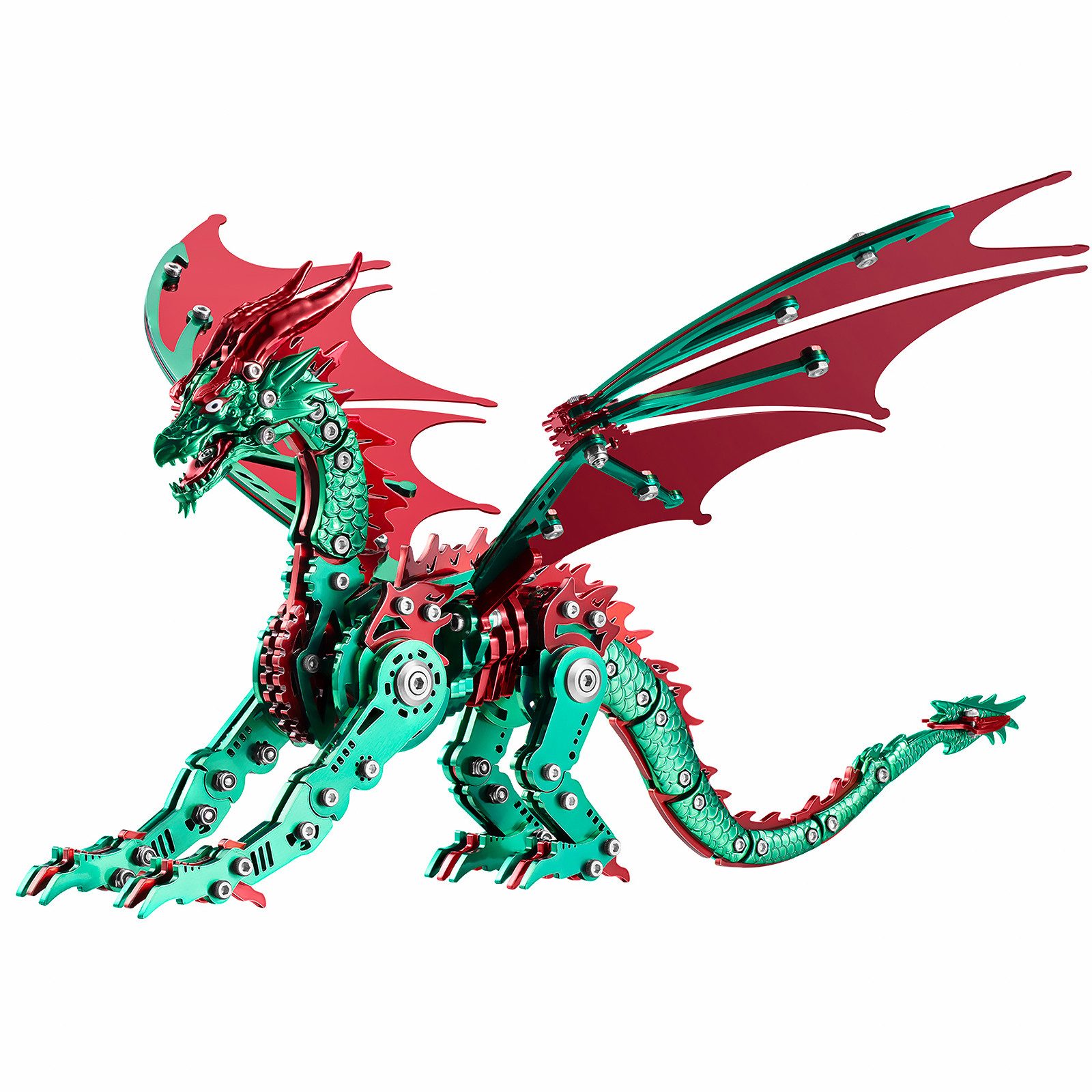 Fine Life Pro 3D-Puzzle 3D Metallbausatz-Serie: Mechanische Hornisse, Phönix & Alterdrache, Puzzleteile, Kreatives DIY-Puzzle mit Spielspaß & intellektueller Herausforderung