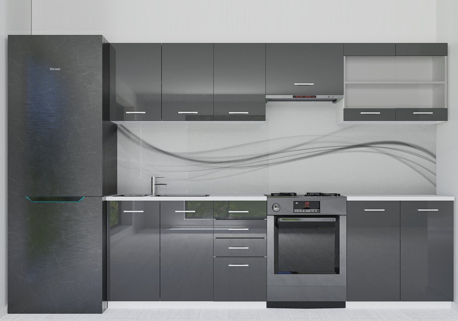 Roysson Home Küchenregal Küchenschrank SET Hängeschrank günstig online kaufen