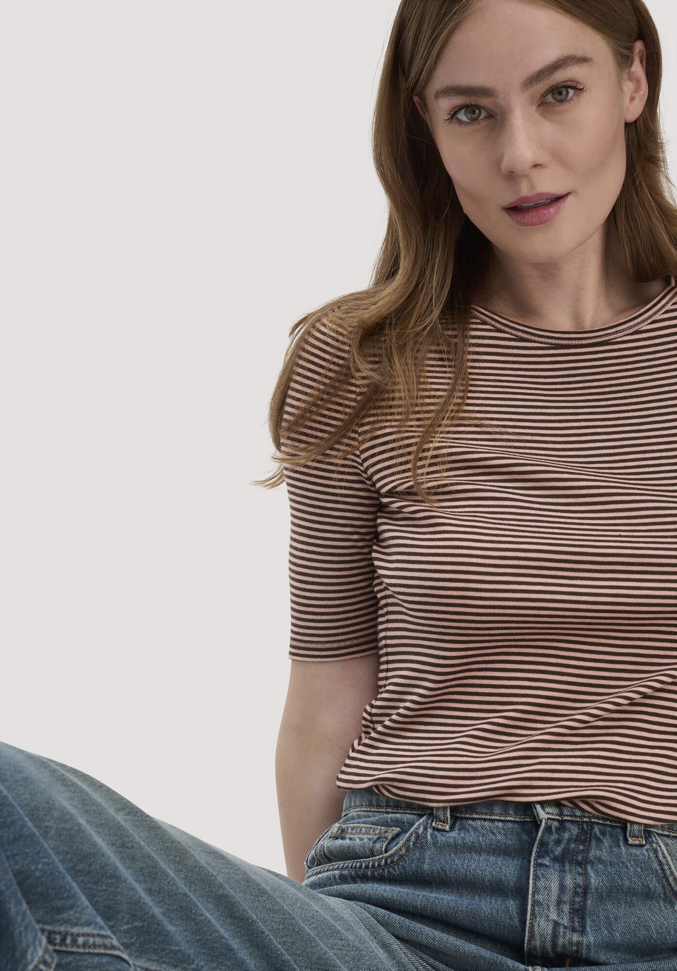 Hessnatur T-Shirt aus Bio-Baumwolle und TENCEL™ Modal (1-tlg)