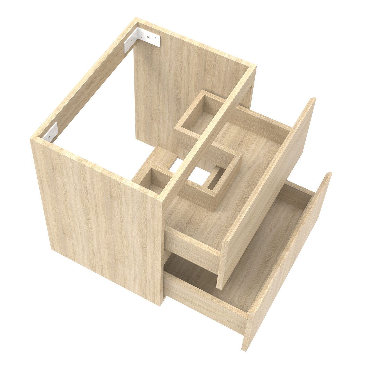 duschspa Waschtisch Unterschrank Waschbeckenunterschrank Waschtischunterschrank Badschrank, 50-120cm Hängeschrank, Matt / Hochglanz